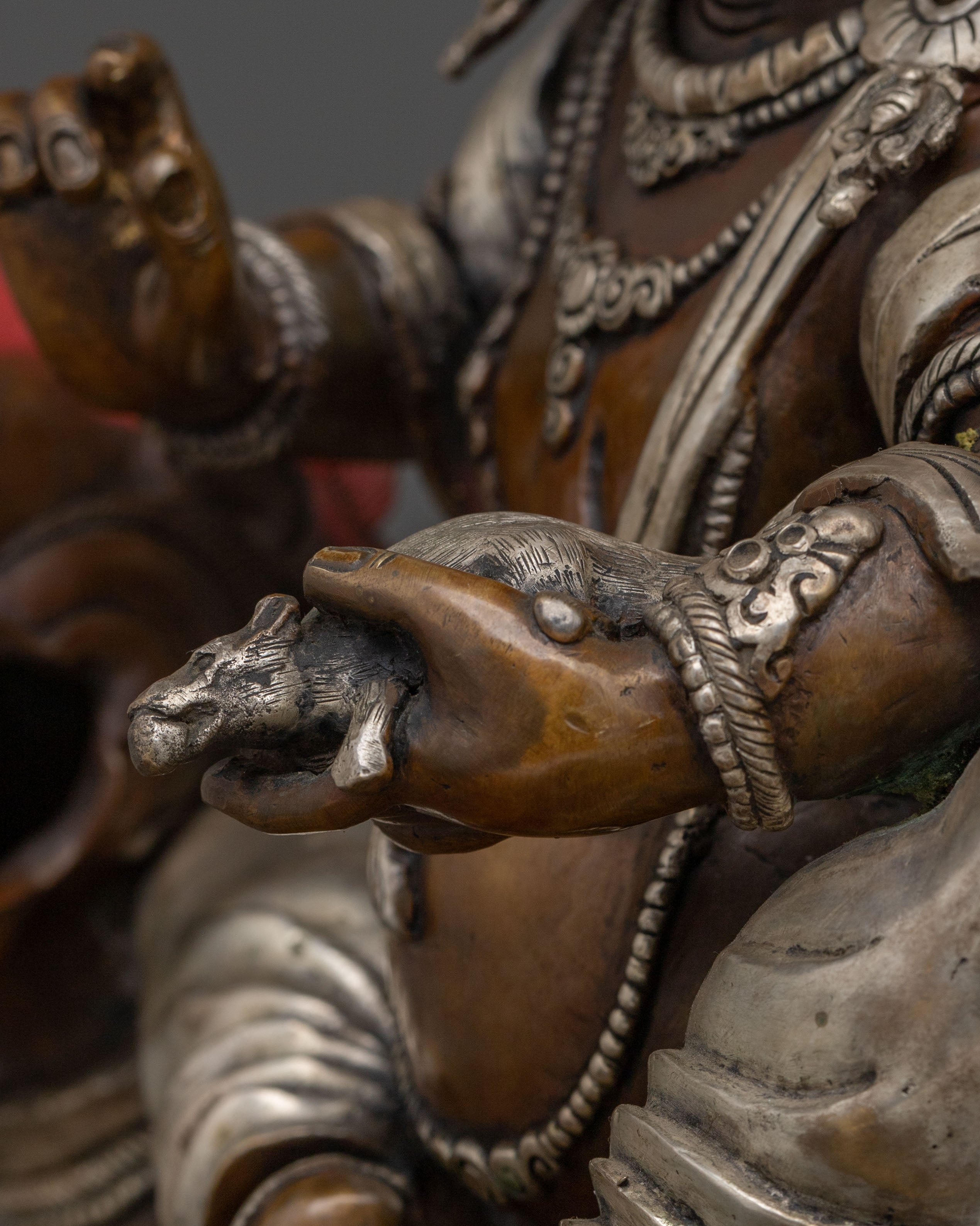 Hand-Carved Namtoshe Statue | Wealth Guardian