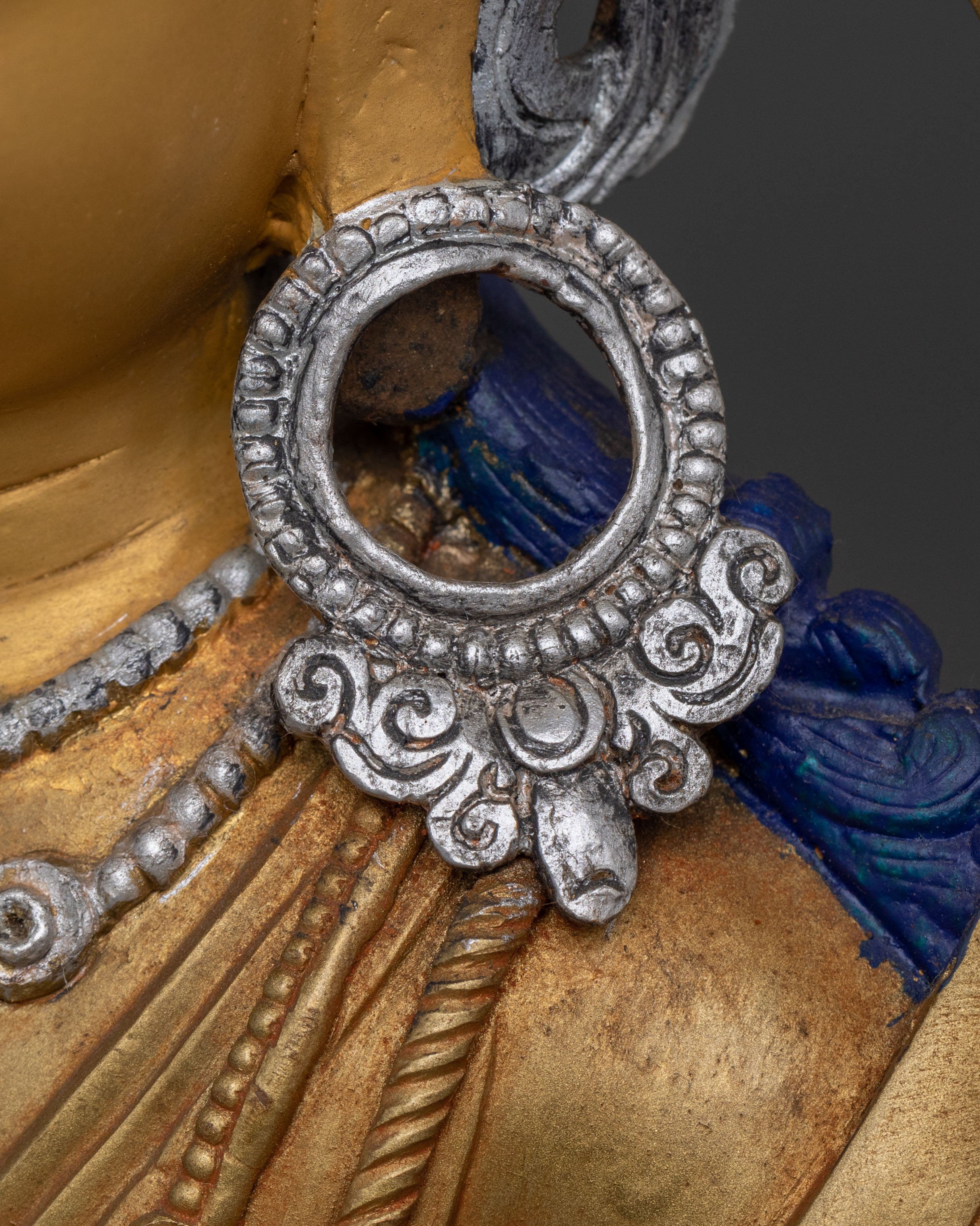 Crown Shakyamuni Statue | Sacred Altar Decor
