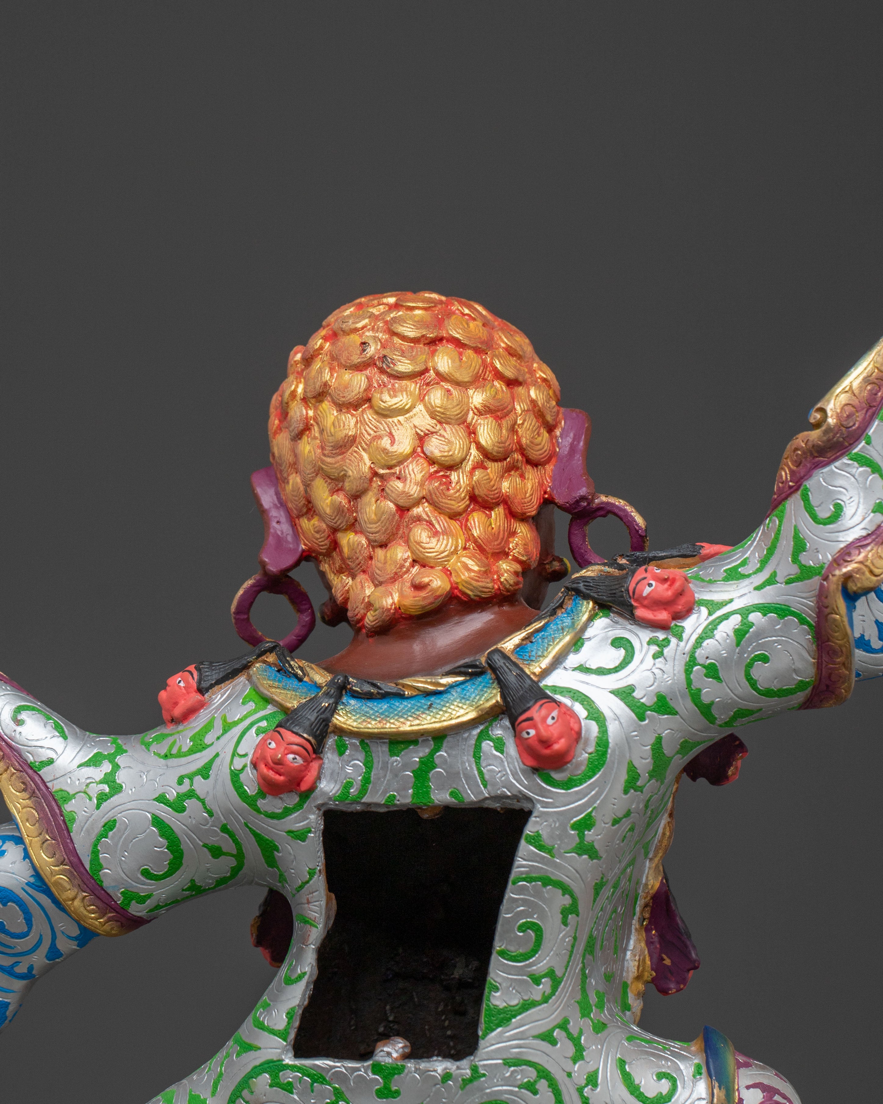 Dorje Drollo Tantric Protector Sculpture for Altar