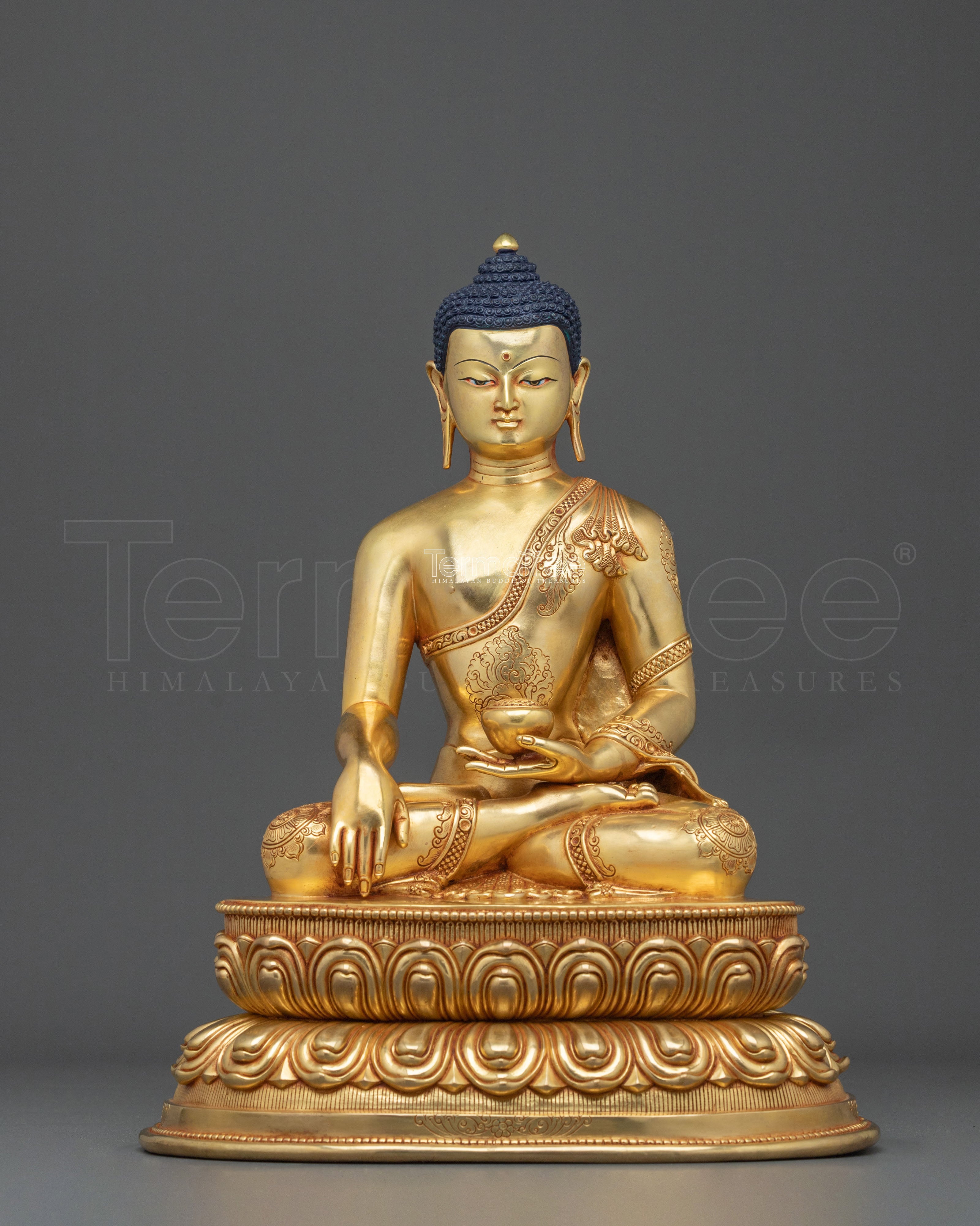 Traditional Buddhist Altar Statue of Shakyamuni Buddha