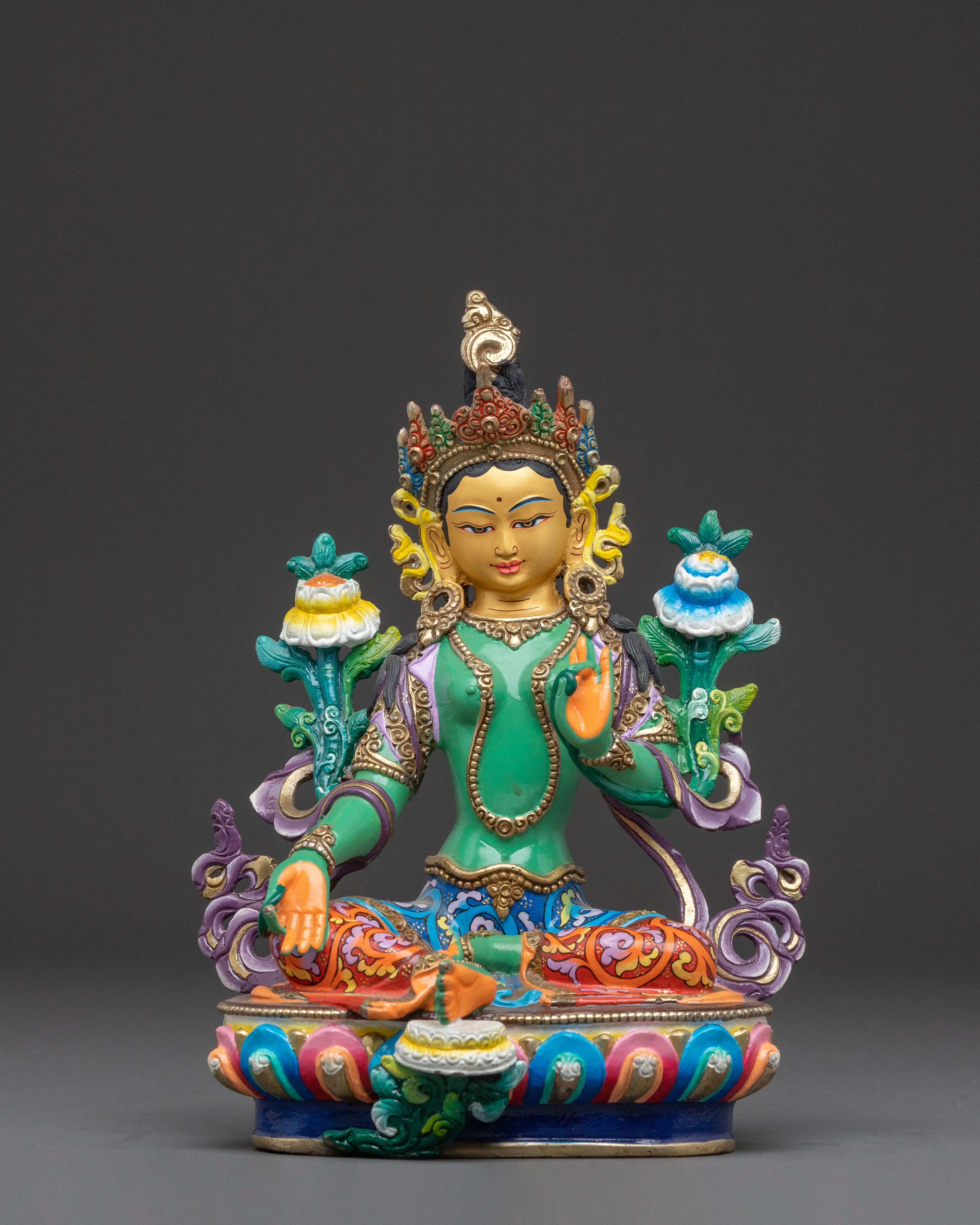 Green Tara Statue