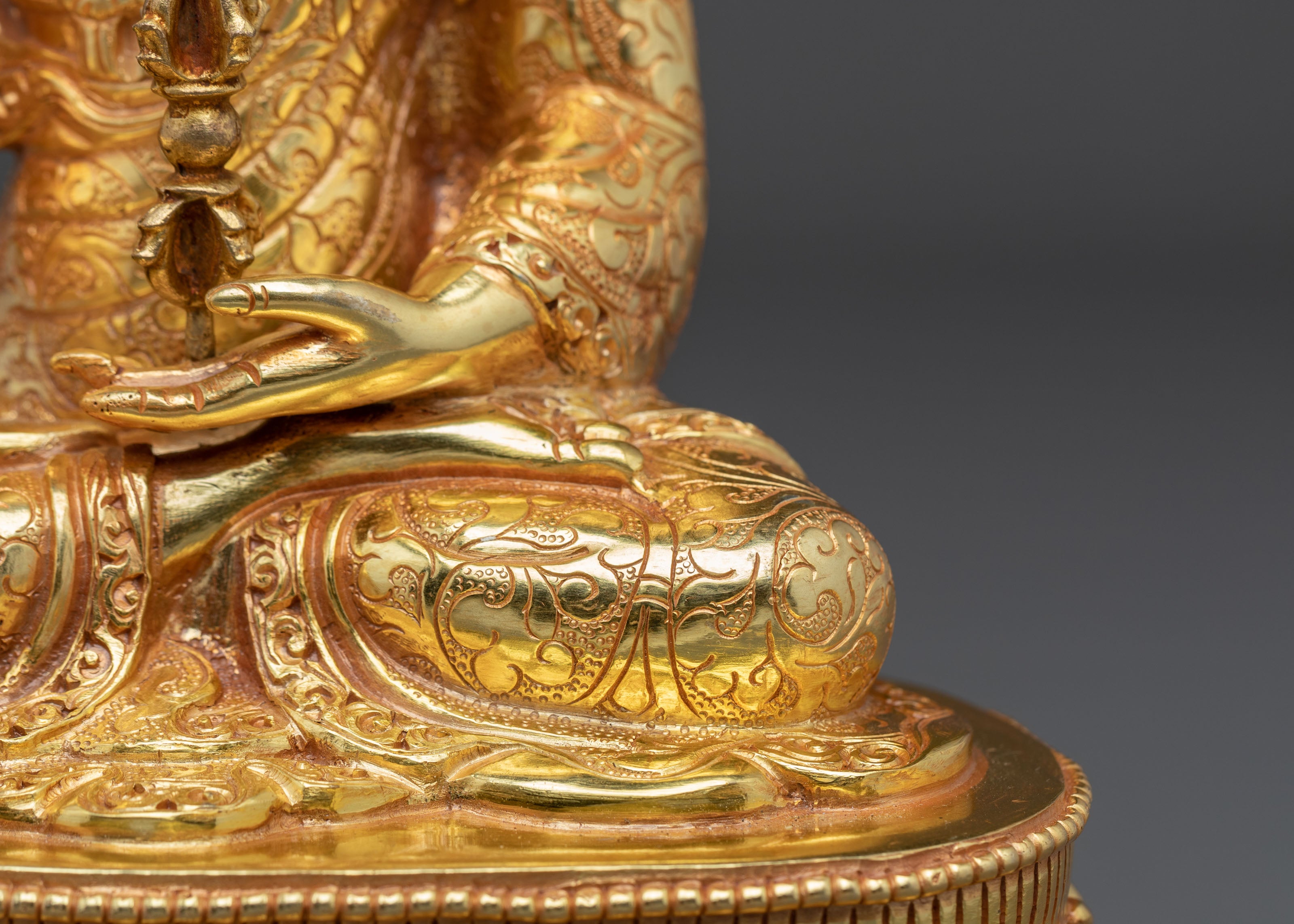 Mitrugpa Golden Figurine: Serene Radiance