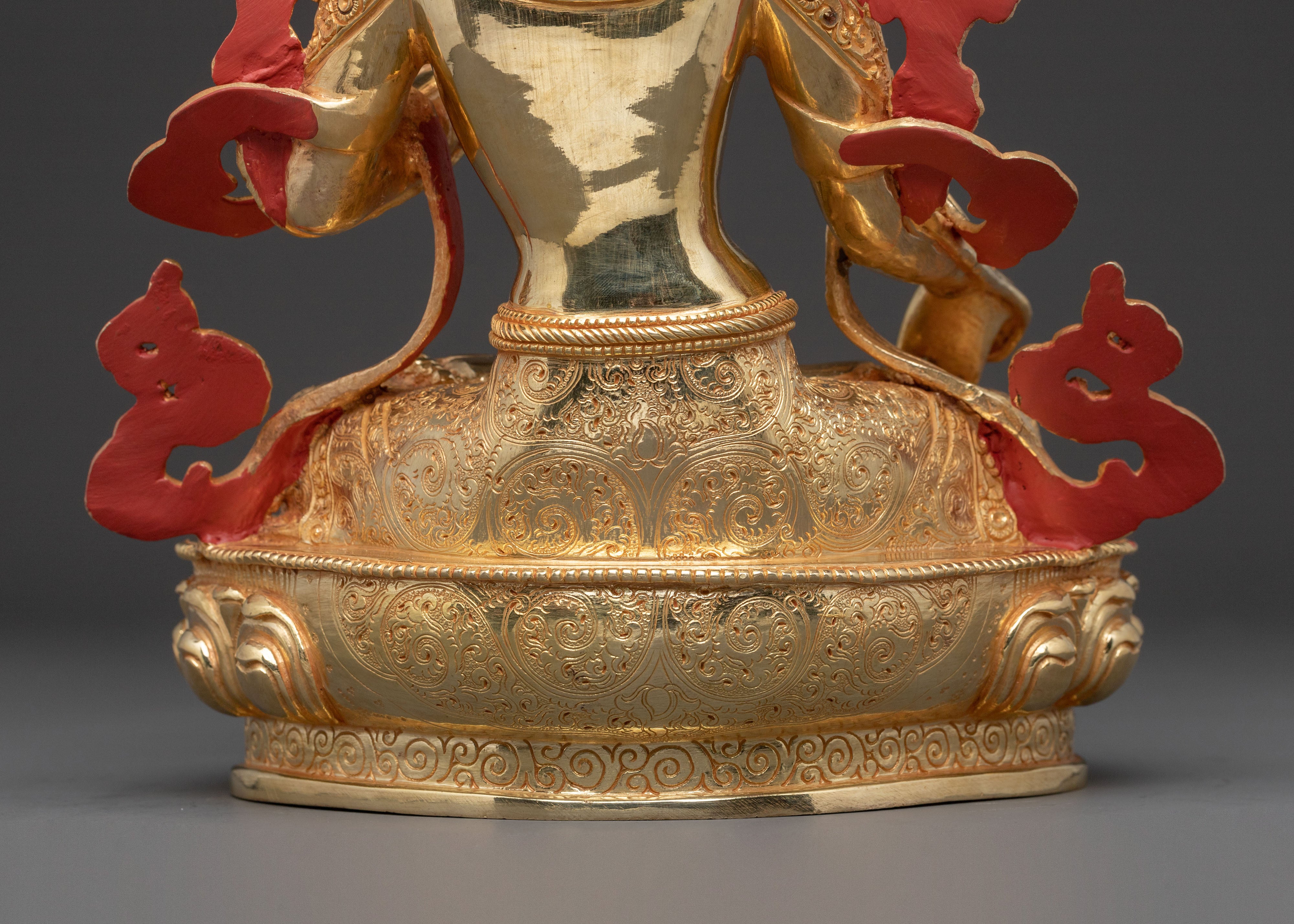 White Tara Healing Deity Sculpture: Handcrafted Serenity