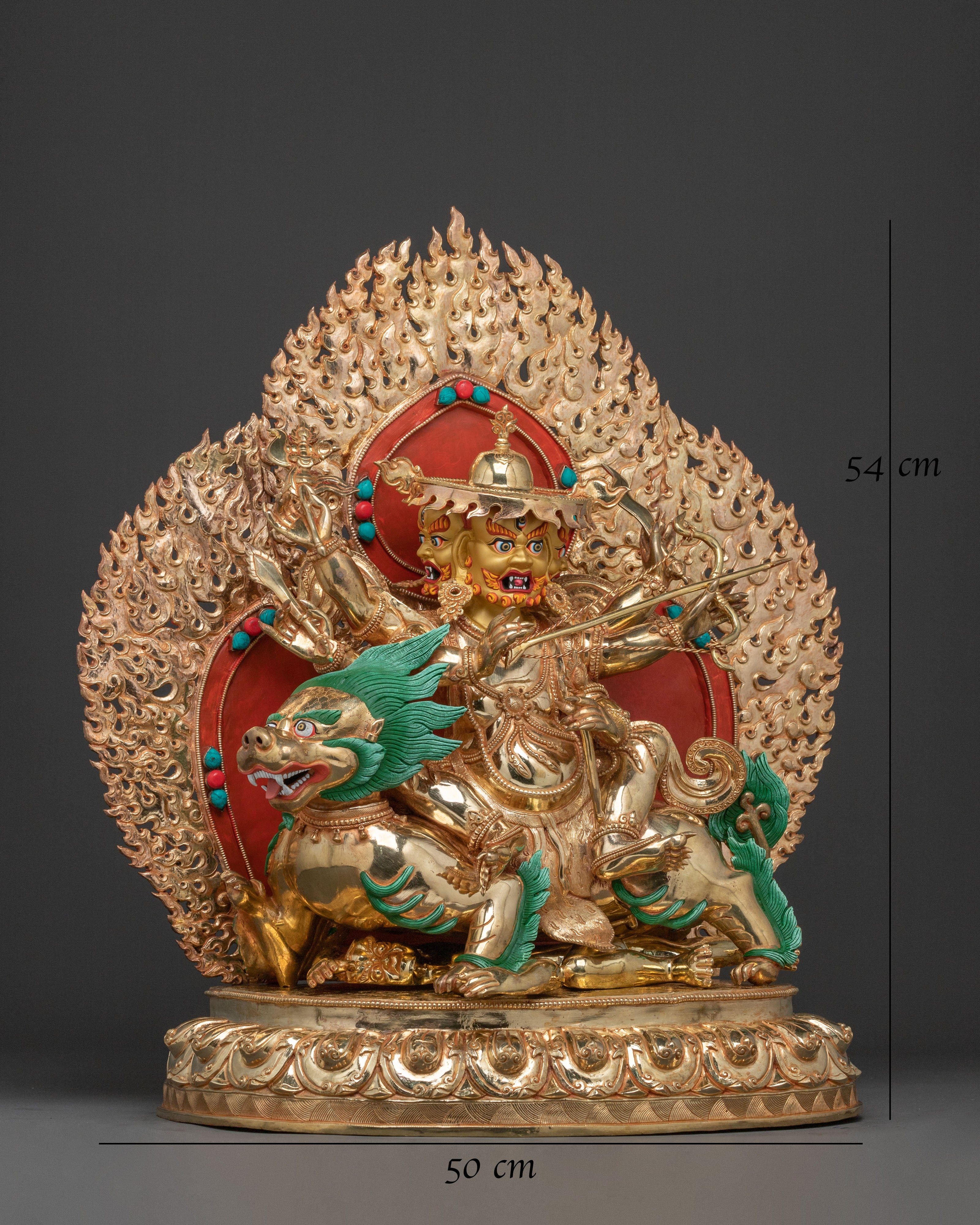Pehar Gyalpo Sacred Figurine | Tibetan Dharma Protector Deity