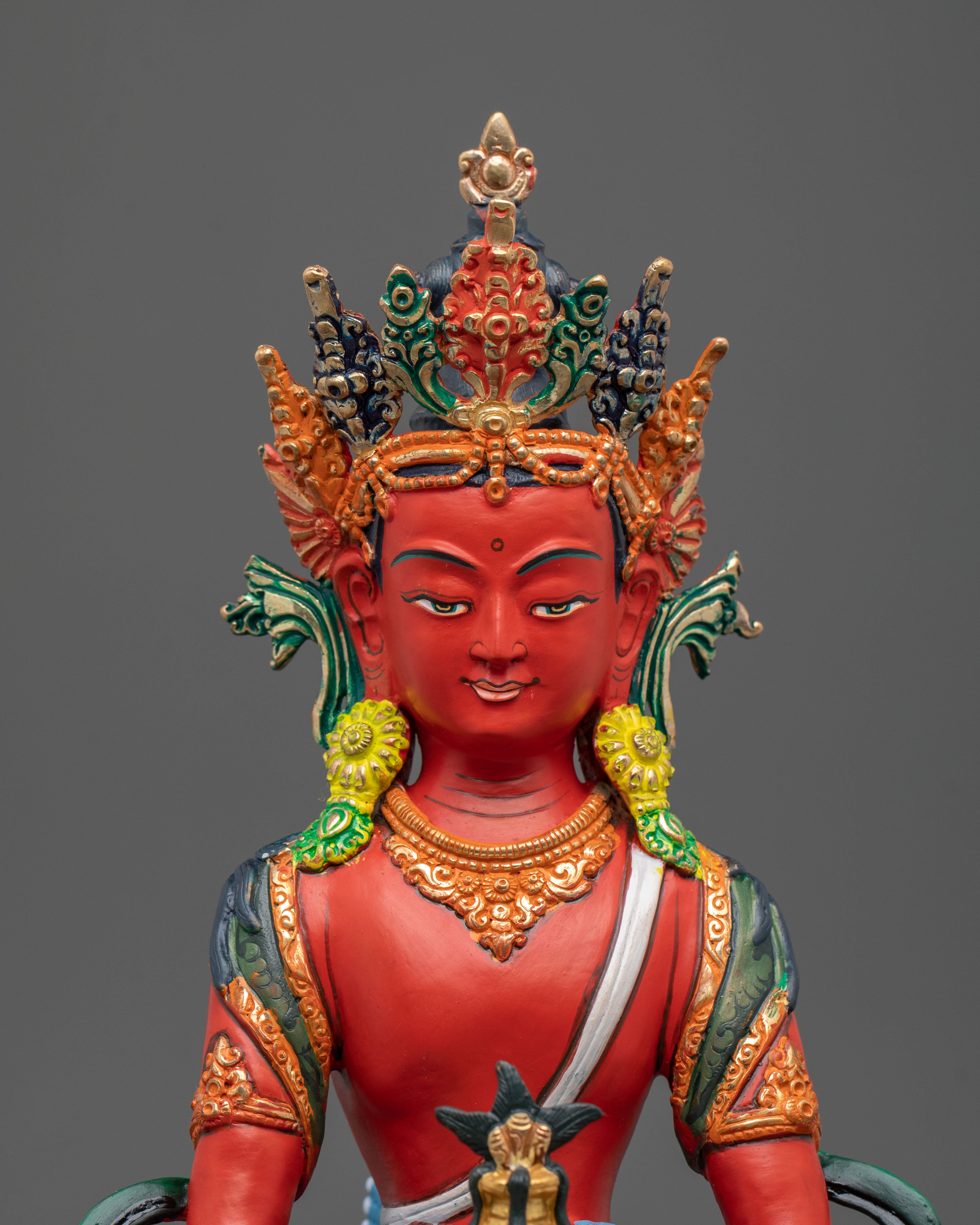 Amitayus Statue with Consort | Buddha of Infinite Life