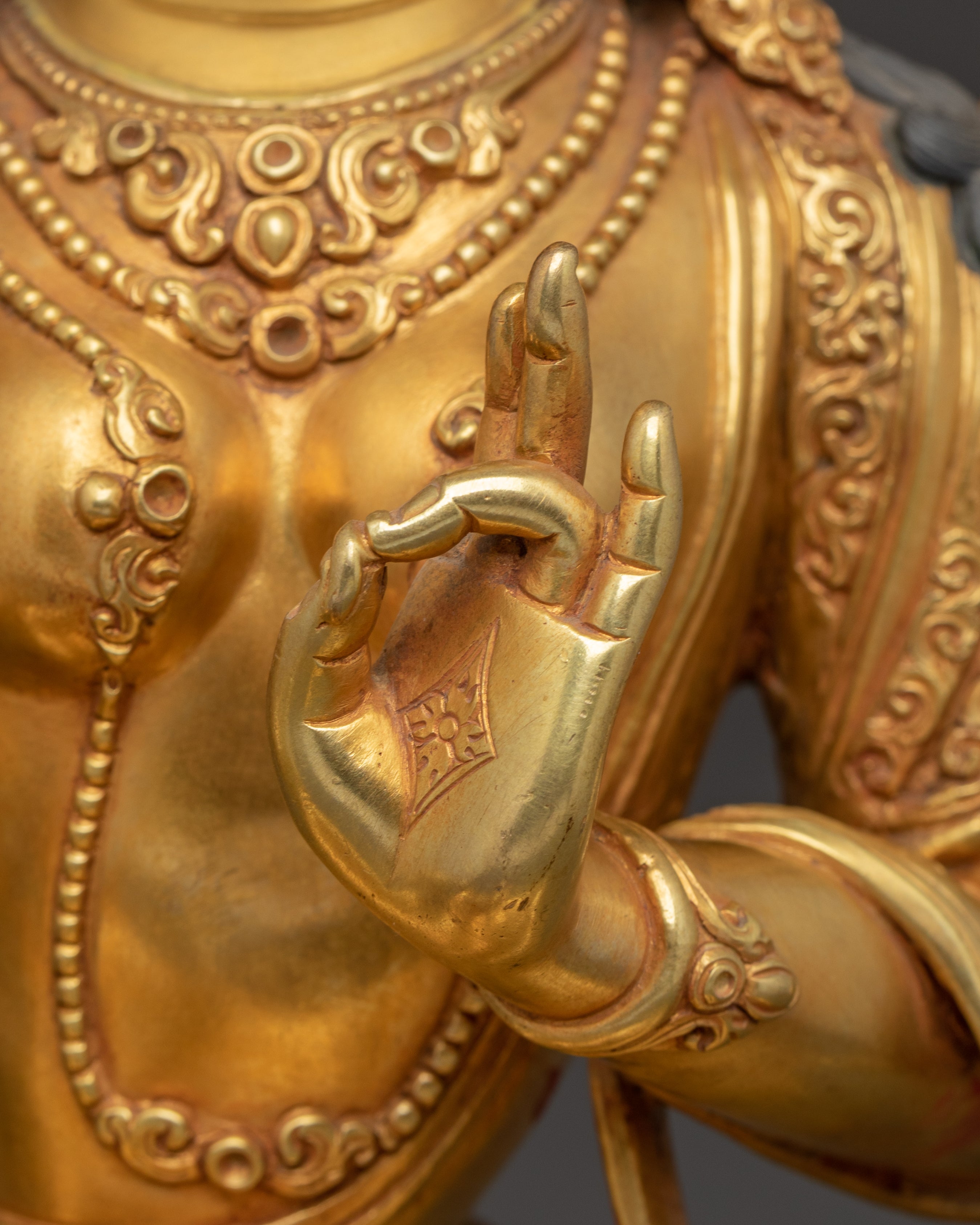 Shyama Tara Golden Statue | Divine Feminine of Compassion
