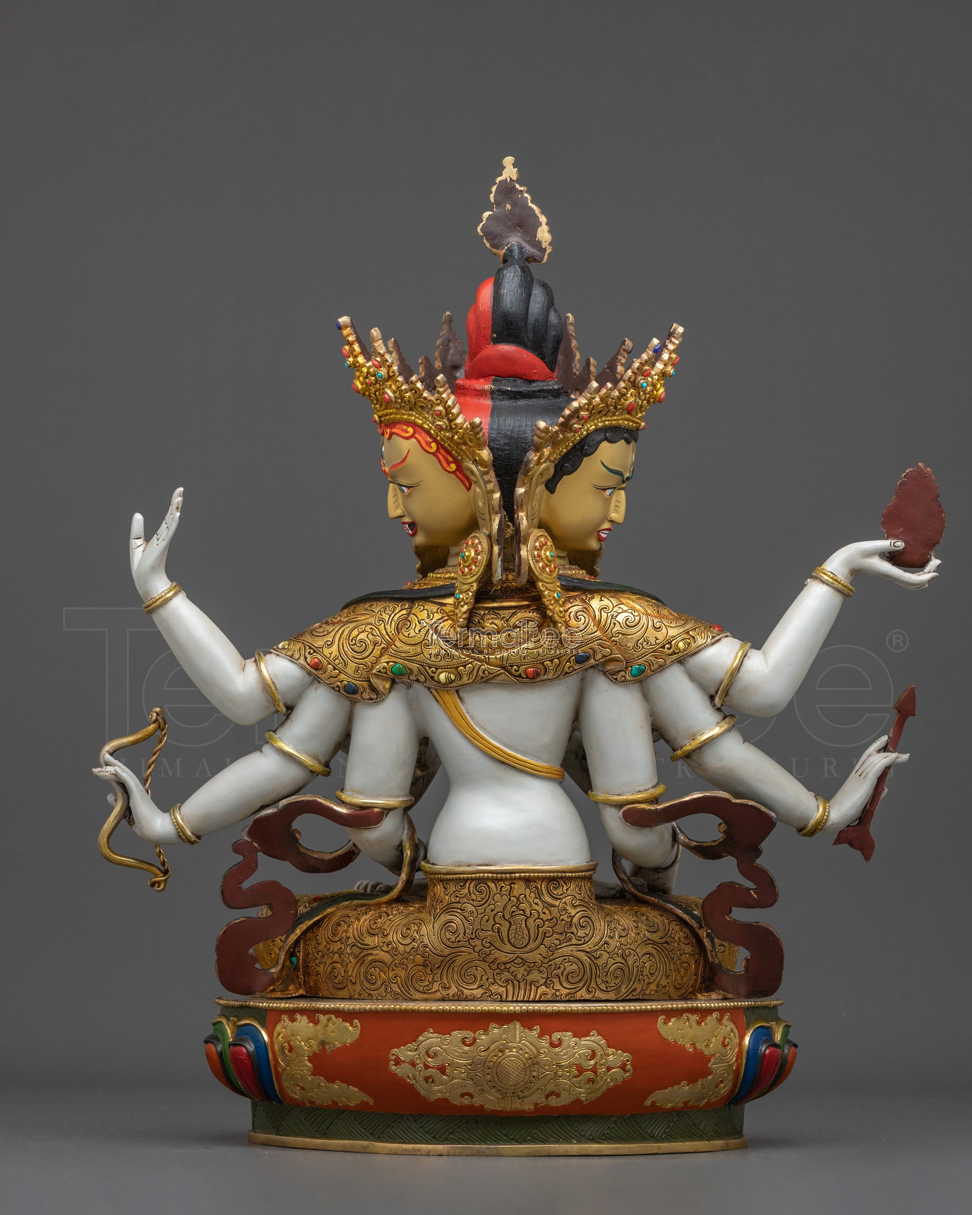 Three Face Dakini Namgyalma Statue | Goddess of Longevity and Purification