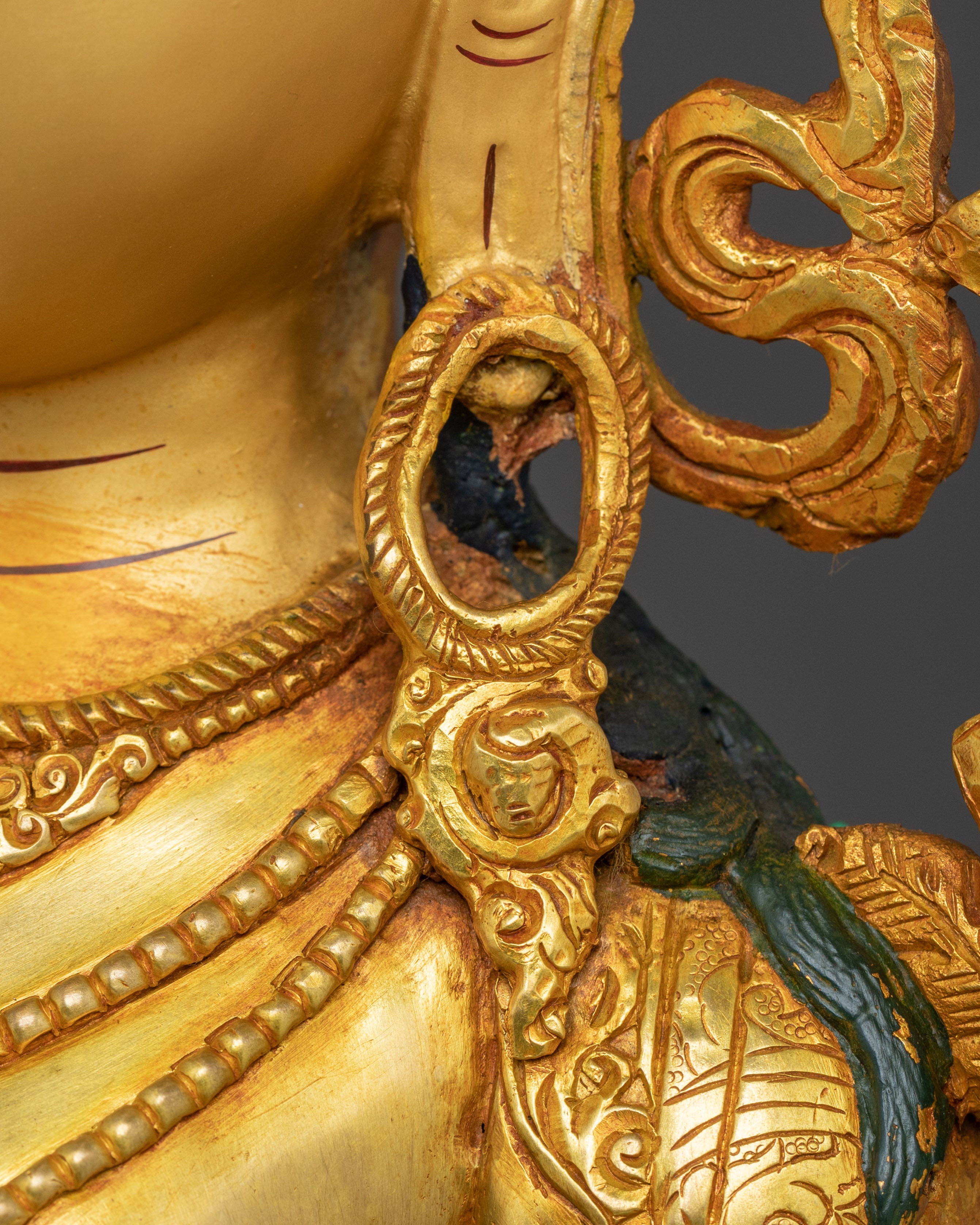 White Tara | Handcrafted 24K Gold Gilded Statue