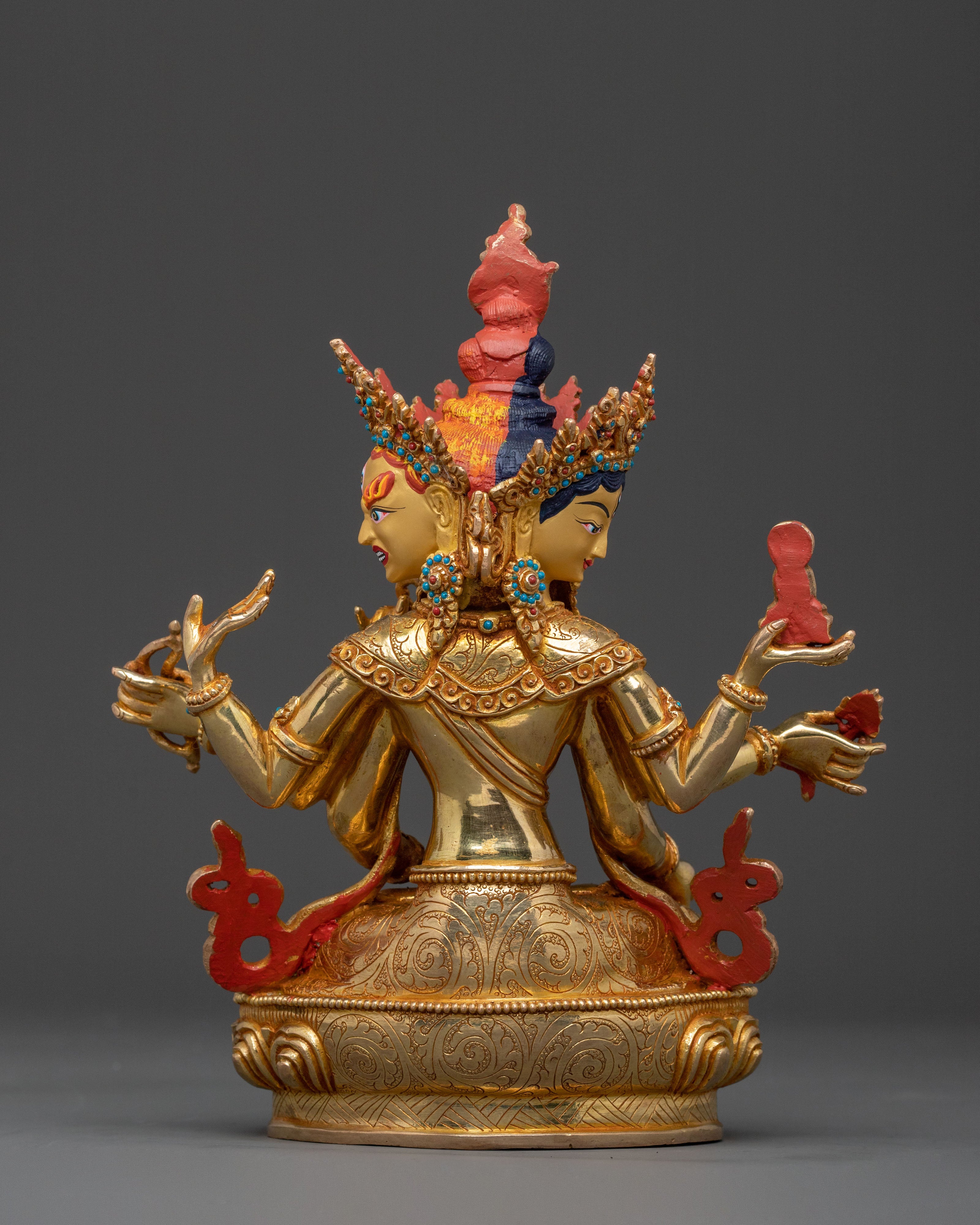 Namgyalma Longevity Statue: 24K Gold Gilded
