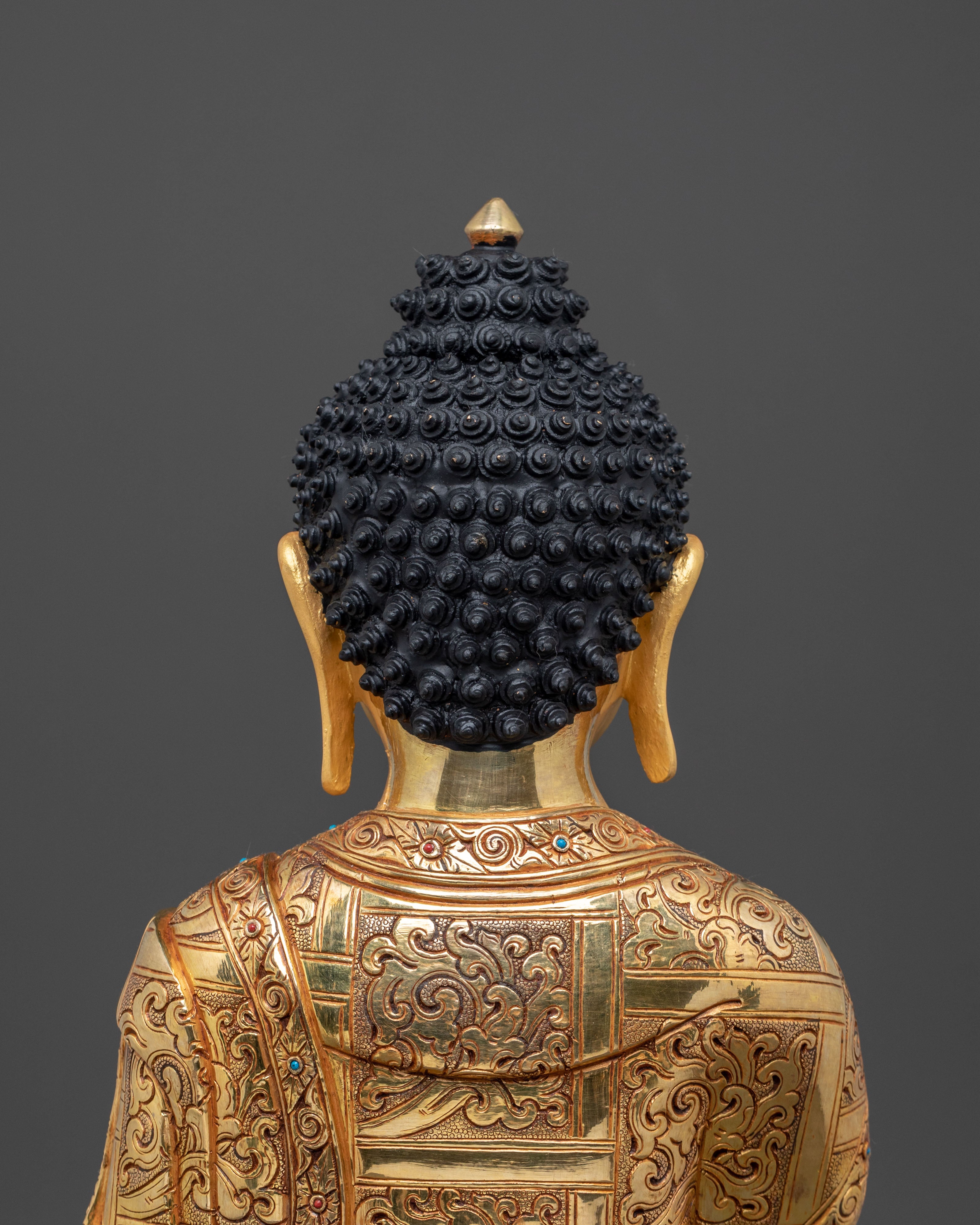 Medicine Buddha Statue | 24K Gold Gilded Healing Figure