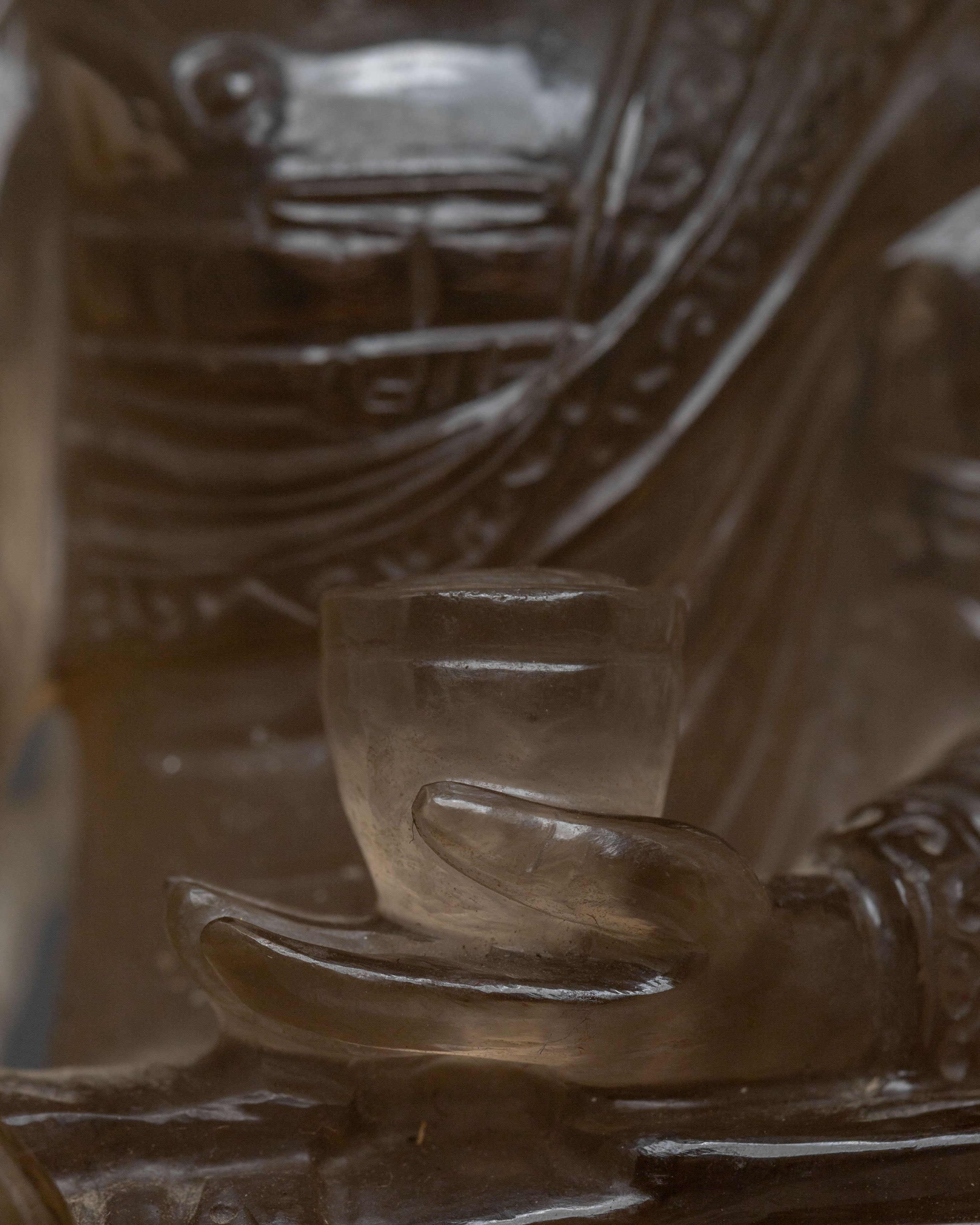 Shakyamuni Buddha Crystal Statue: Enlightenment Icon