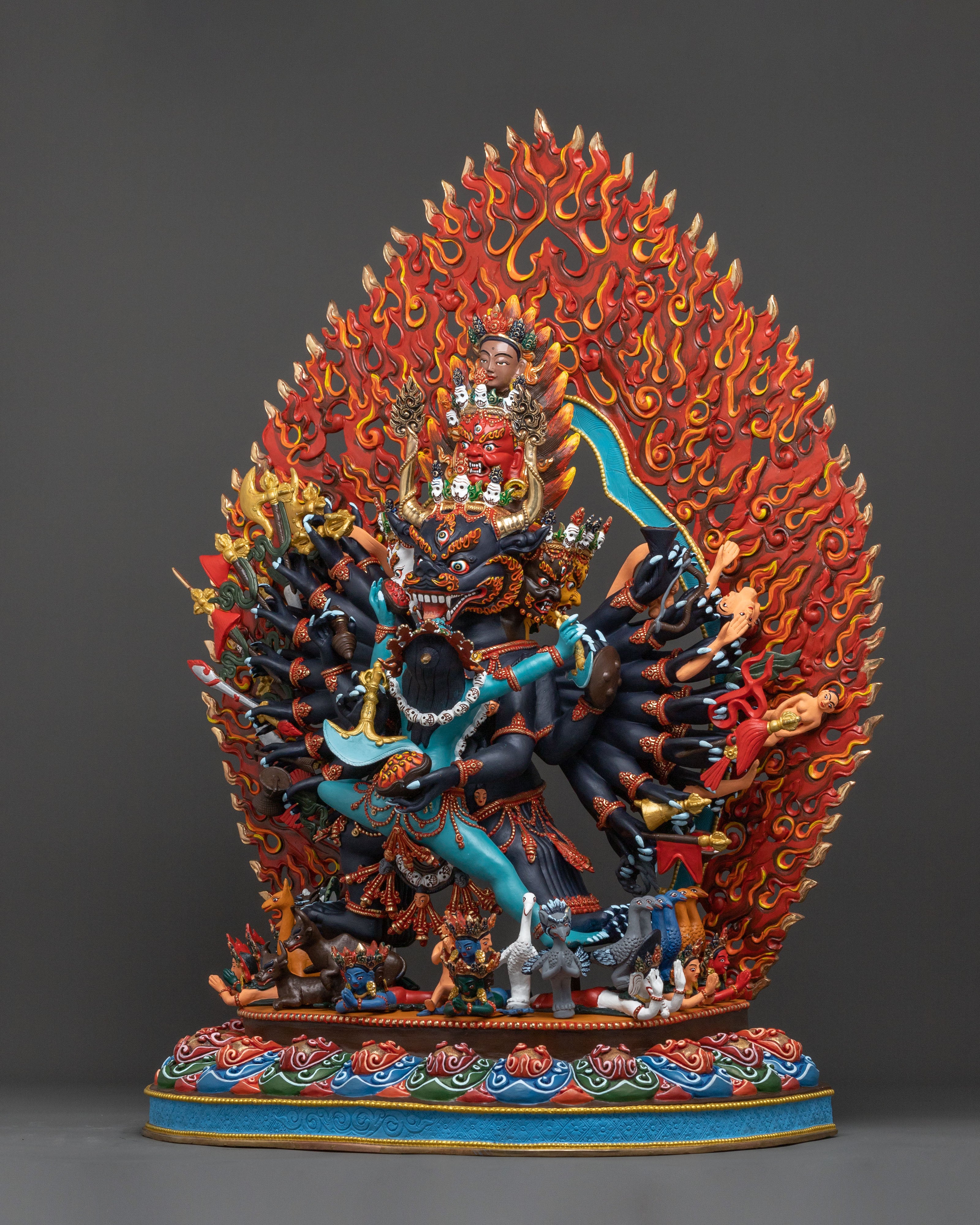 Yamantaka Wrathful Deity Statue | Fierce Protector of Enlightened