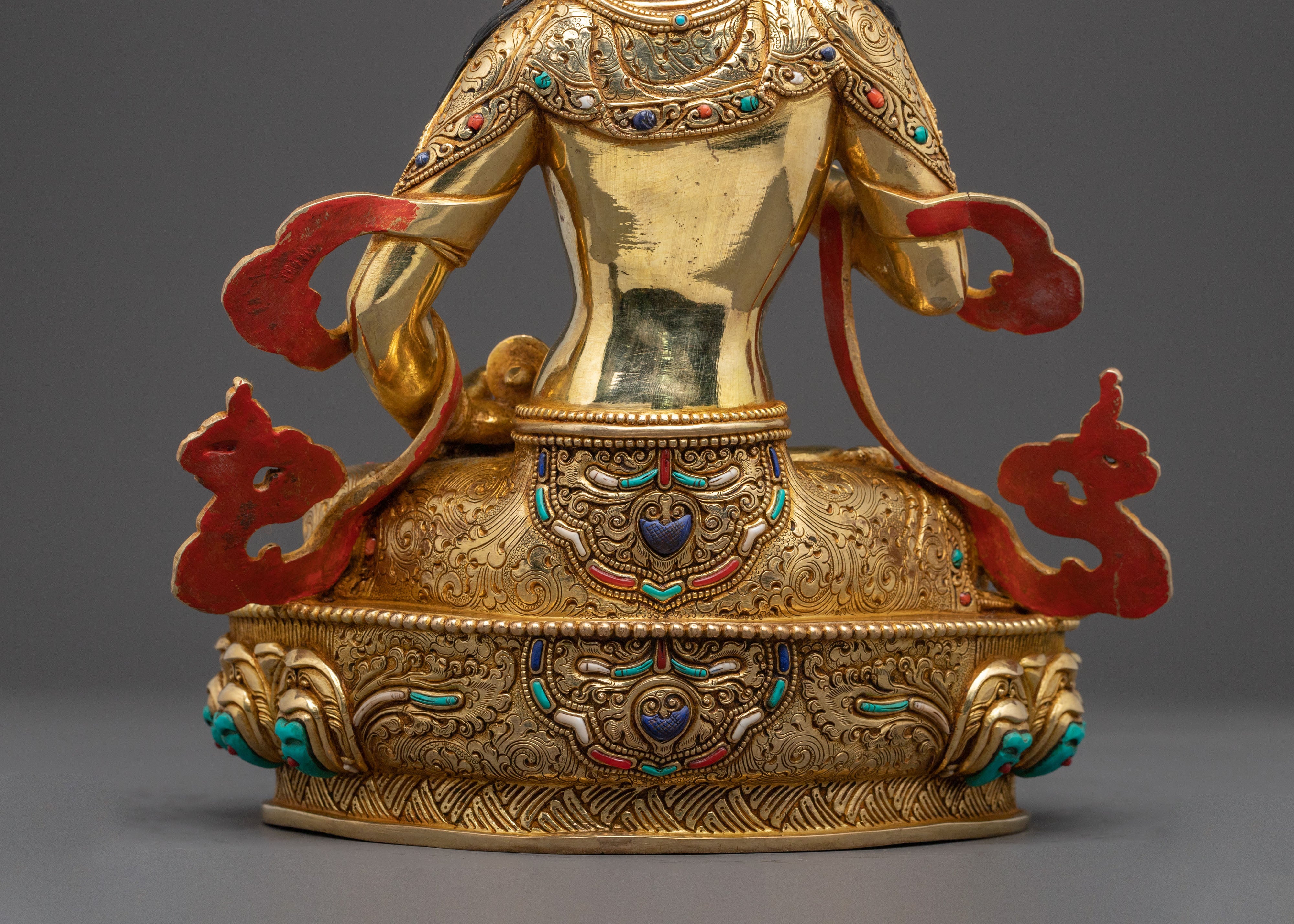 24K Gilded Vajrasattva Bodhisattva Wisdom Statue