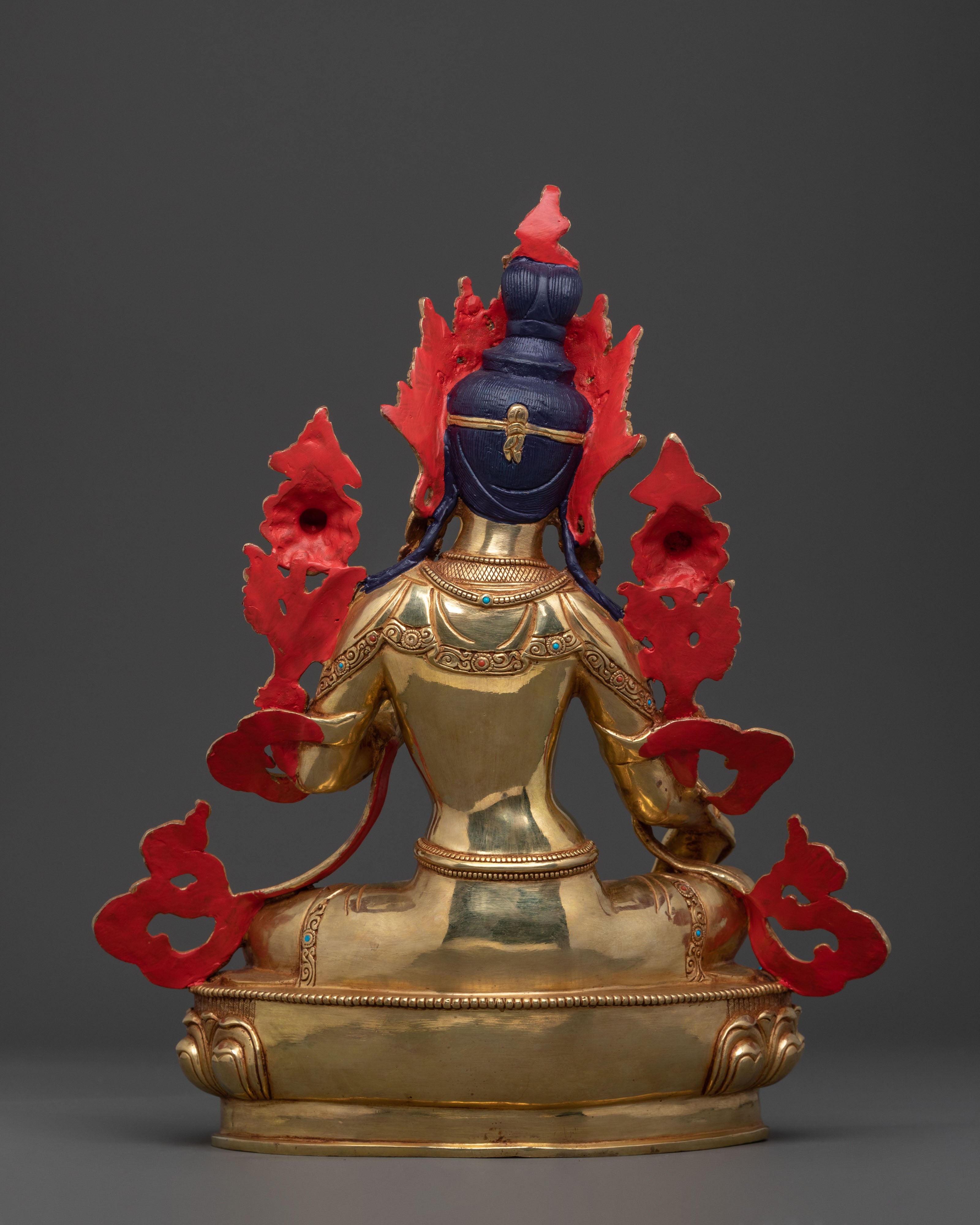 Green Tara Copper Statue | Goddess of Protection