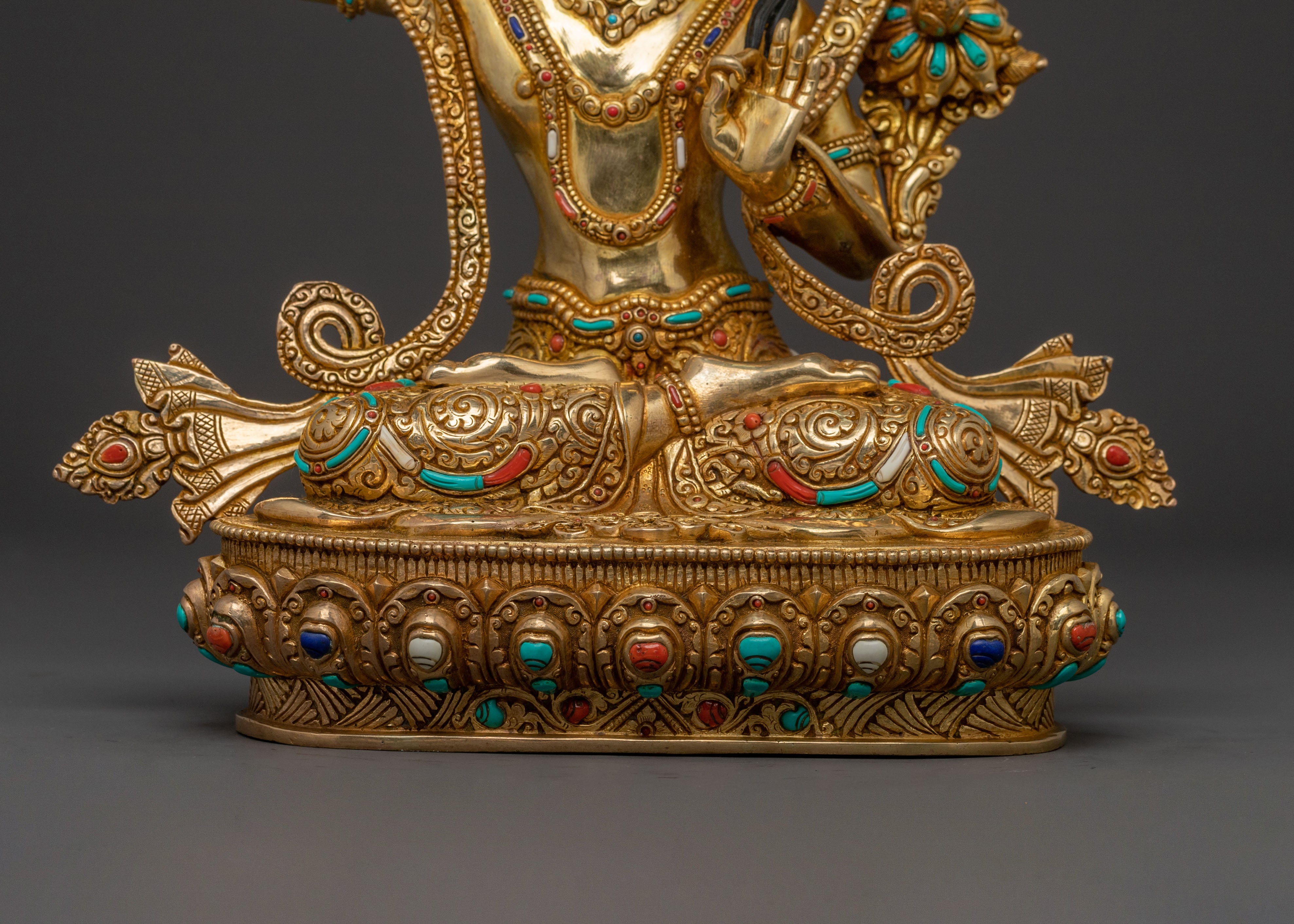 Bodhisattva Manjushri Statue | Wisdom Icon for Altar