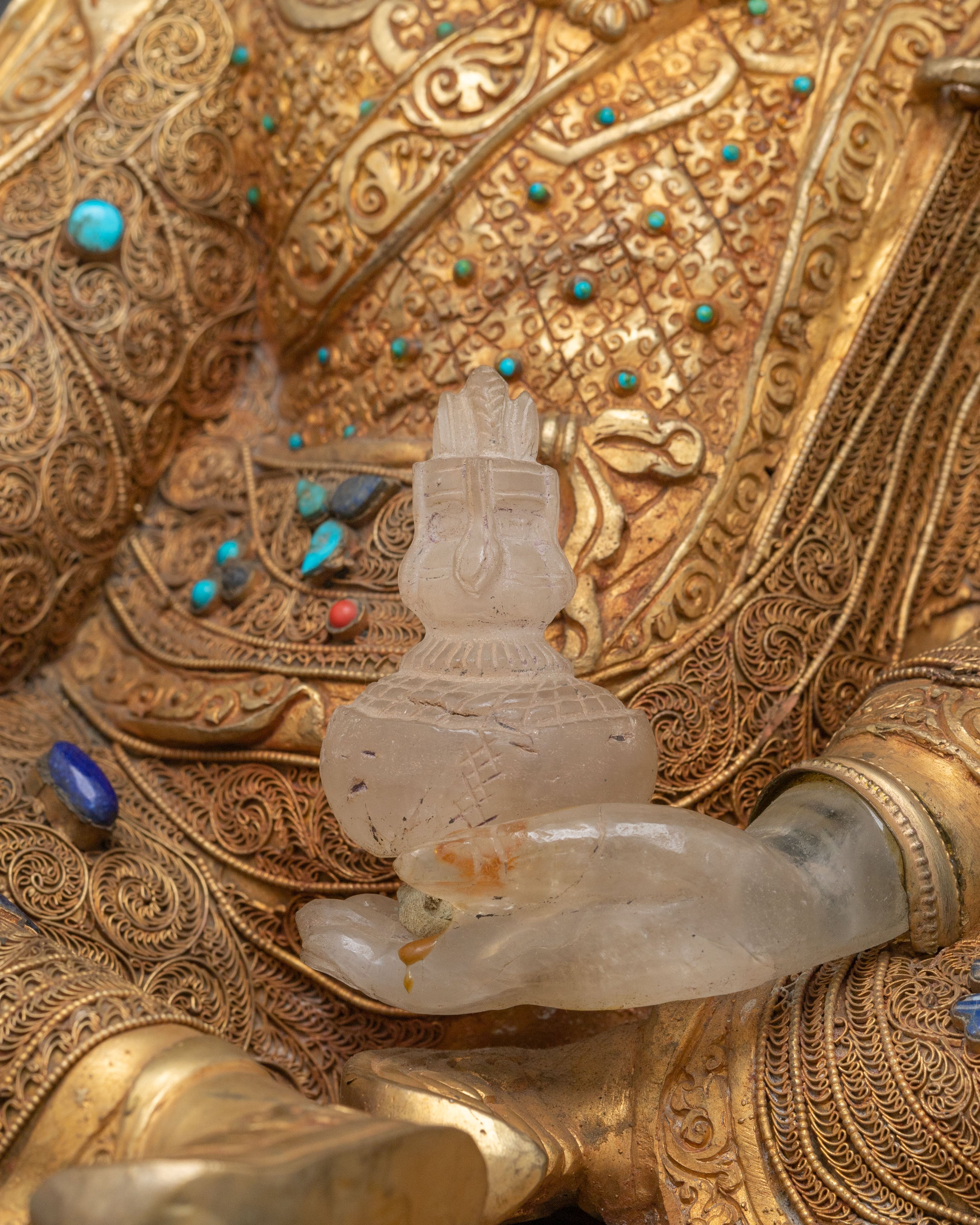 Sacred Guru Rinpoche Protection Statue