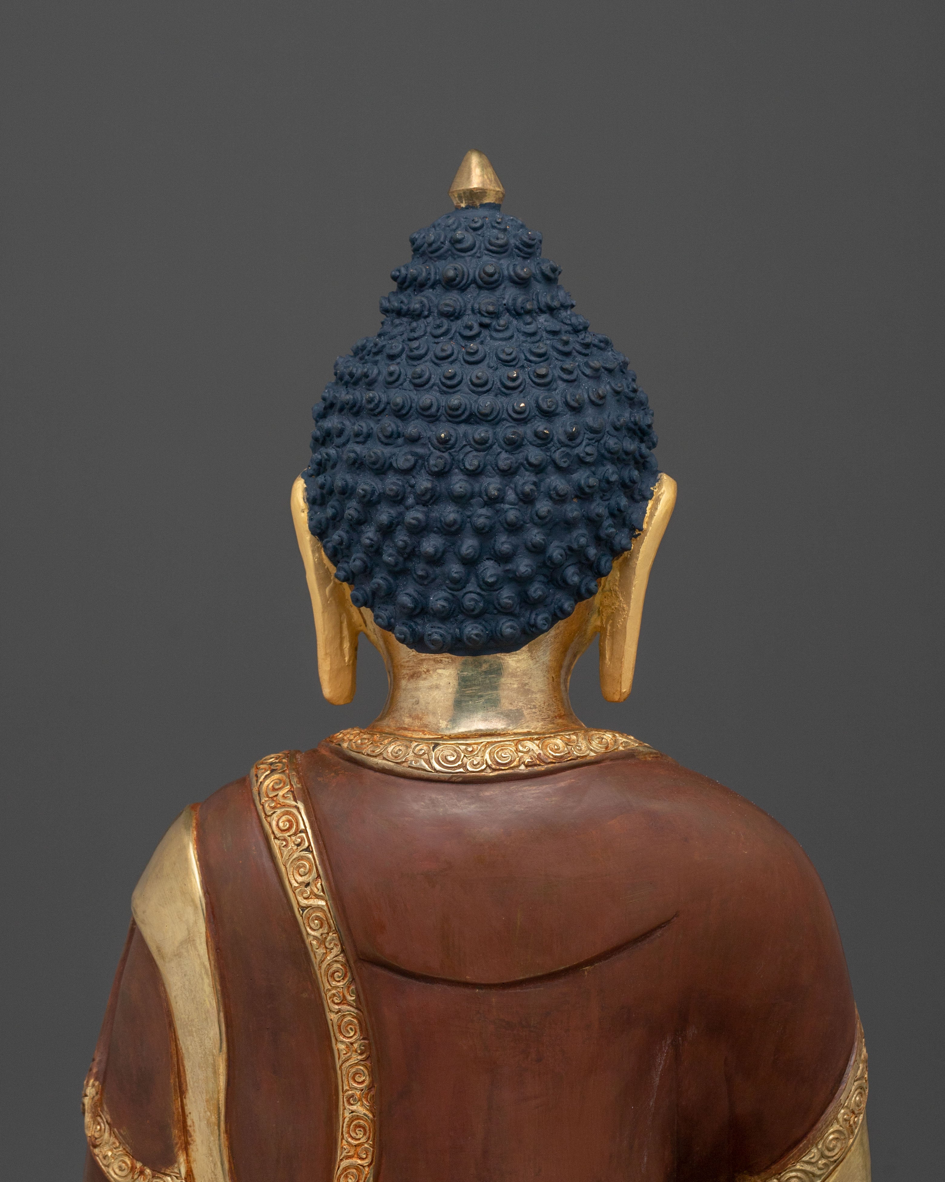 Tibetan Amitabha Buddha Sacred Sculpture | Symbol of Infinite Light