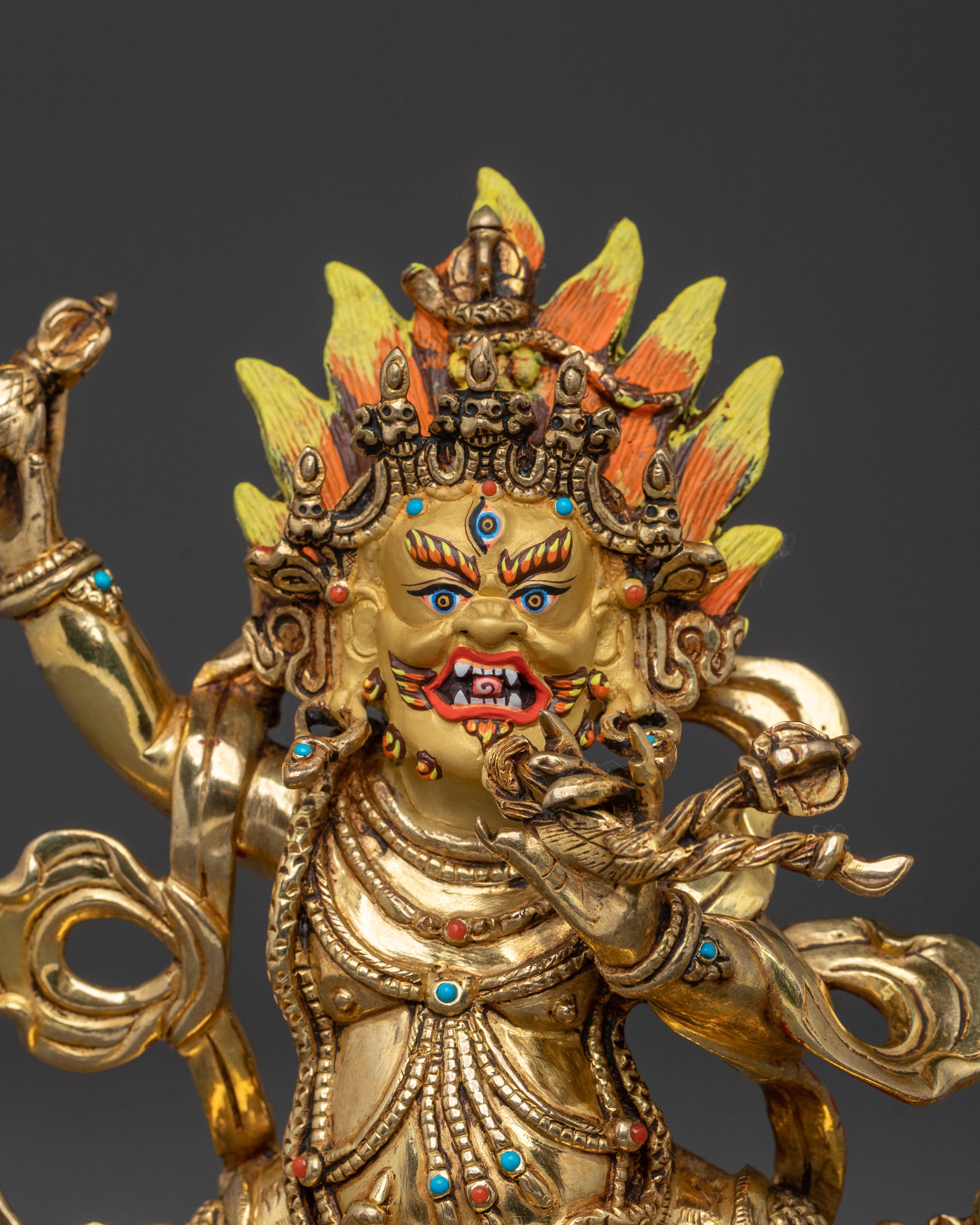 Vajrapani Buddhist Statue | Wrathful Protector of Enlightenment