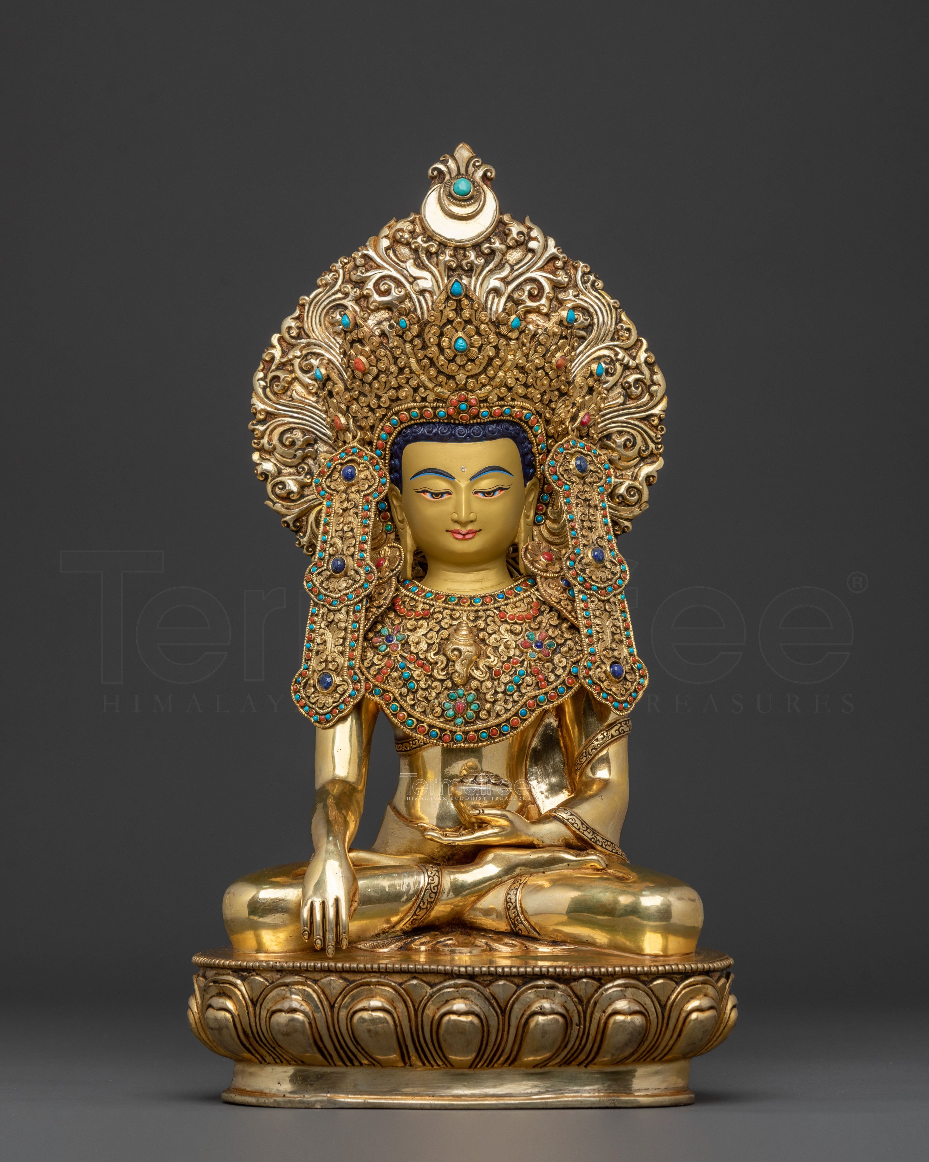 Crown Shakyamuni Buddha Statue 