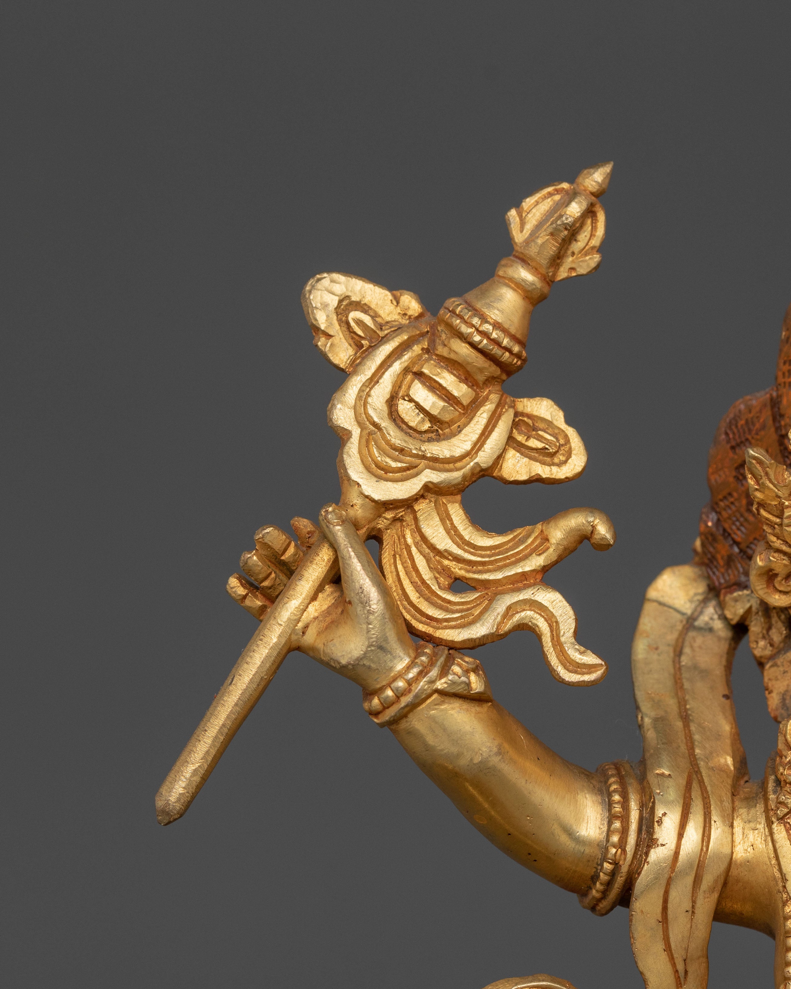 White Dzambhala Handcrafted Sculpture: Purity and Abundance