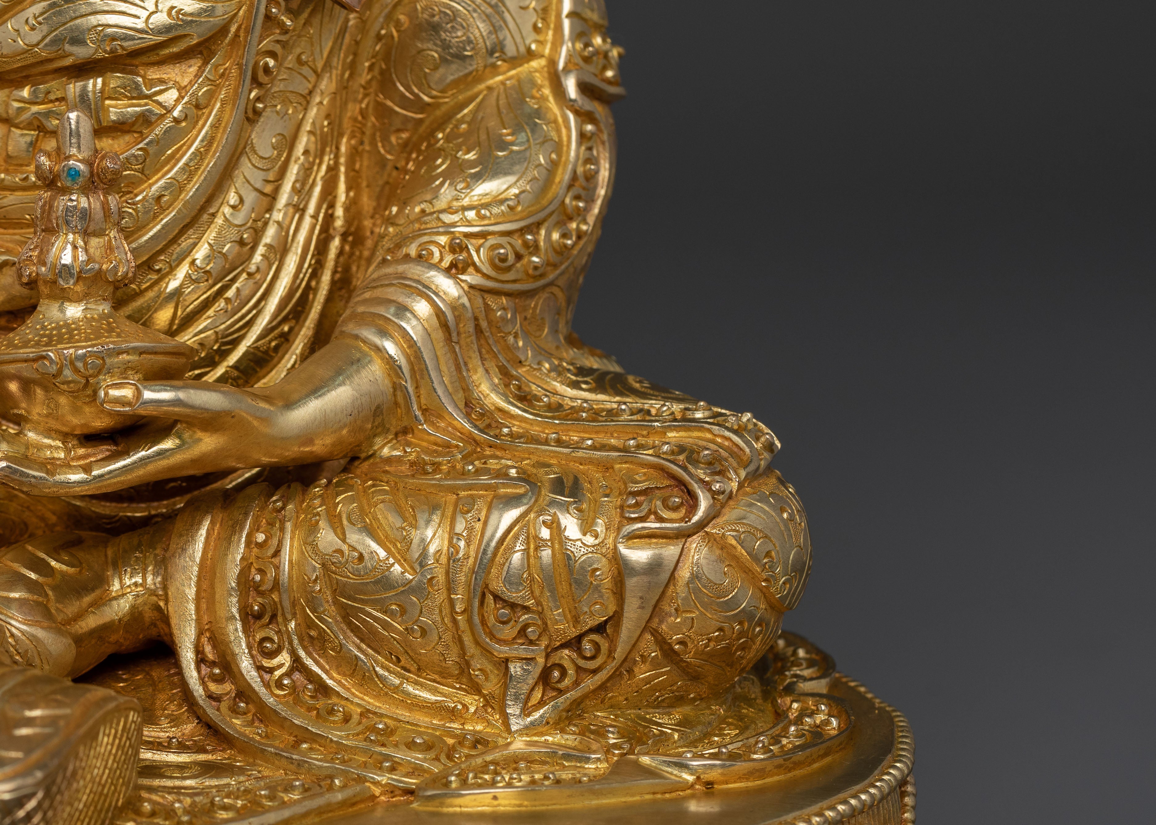 Handcrafted Guru Rinpoche Statue | Enlightened Icon
