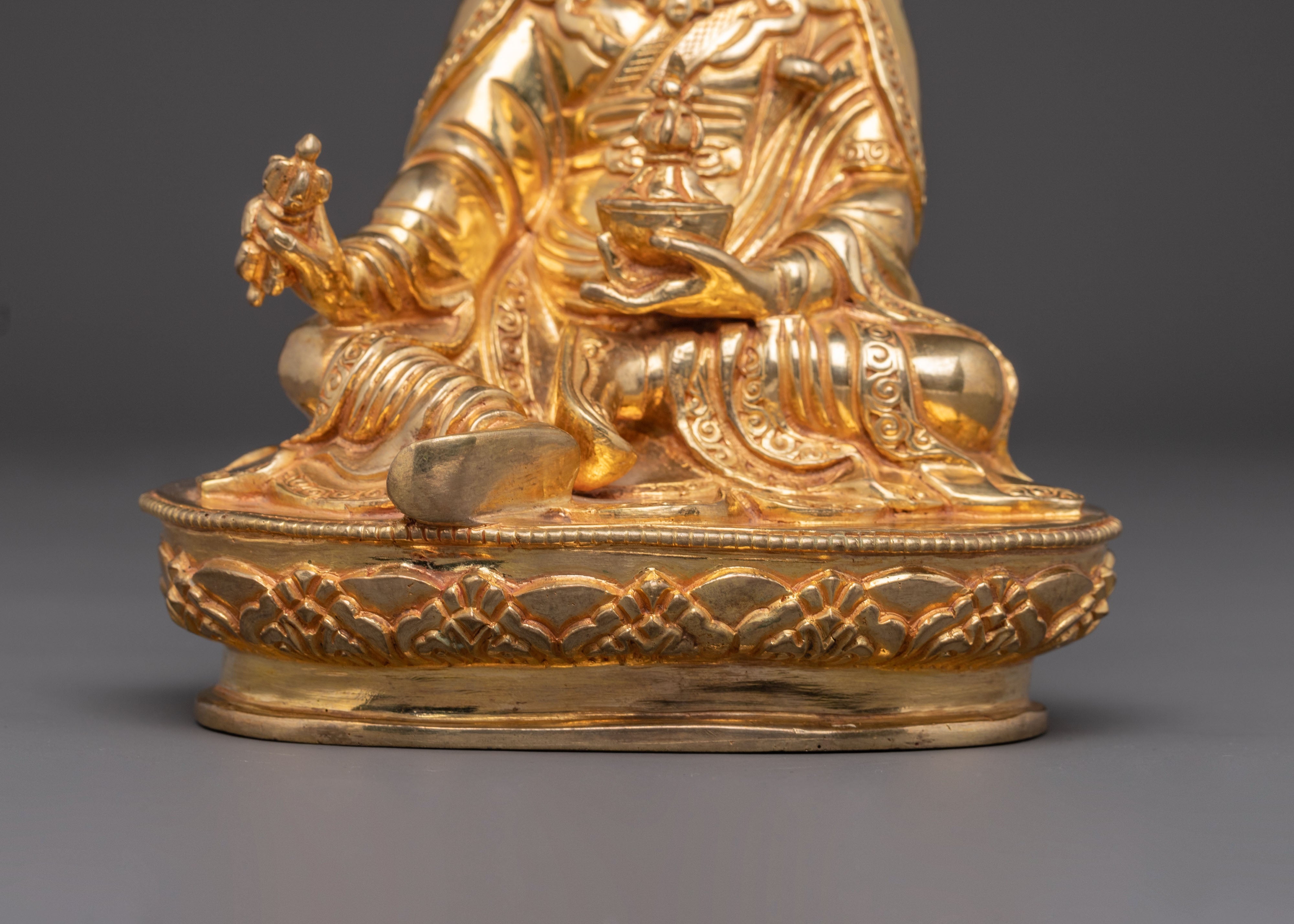 Handcrafted Guru Rinpoche Artwork | Lotus-Born Master