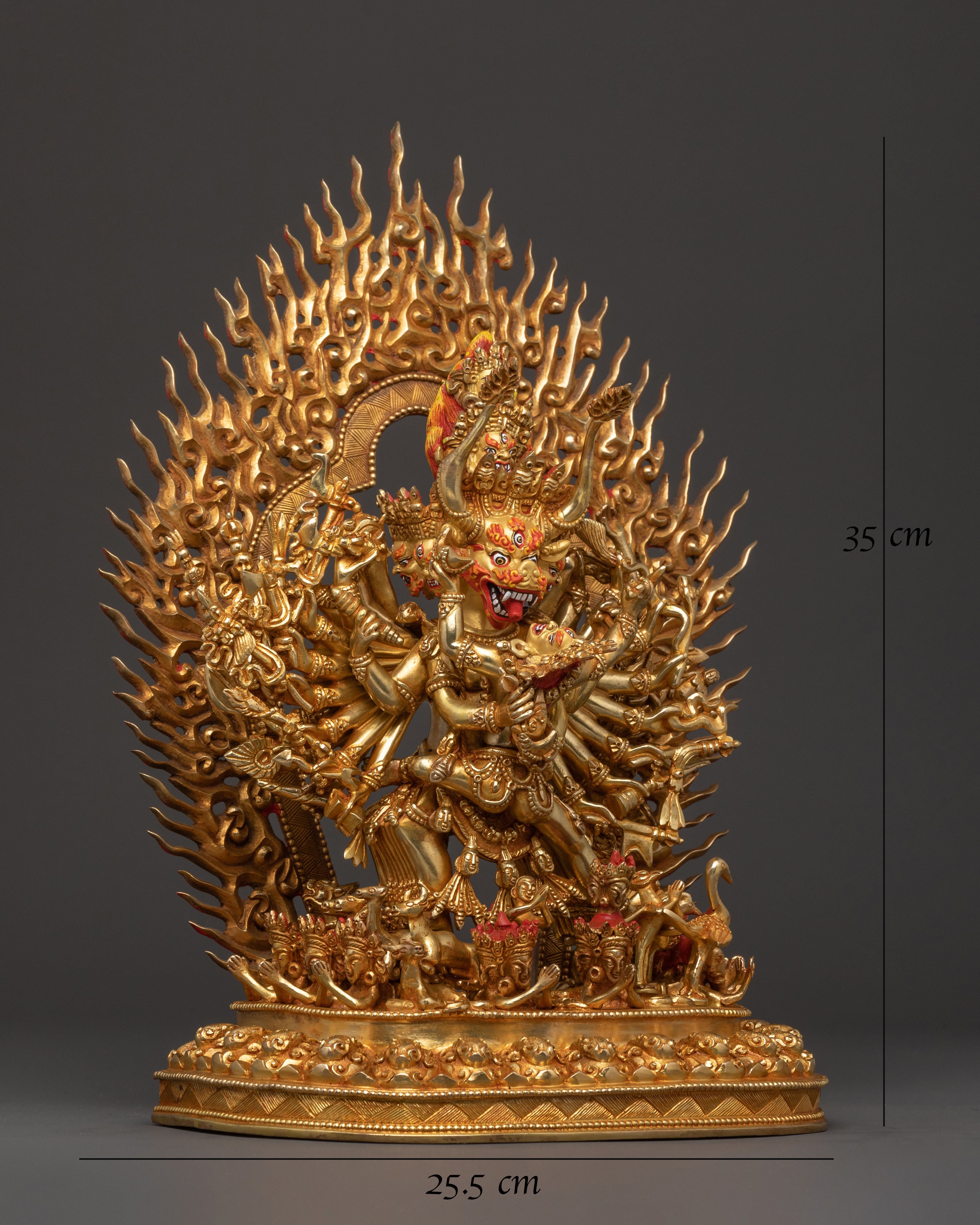Yamantaka Statue With Consort | Meditational Deity