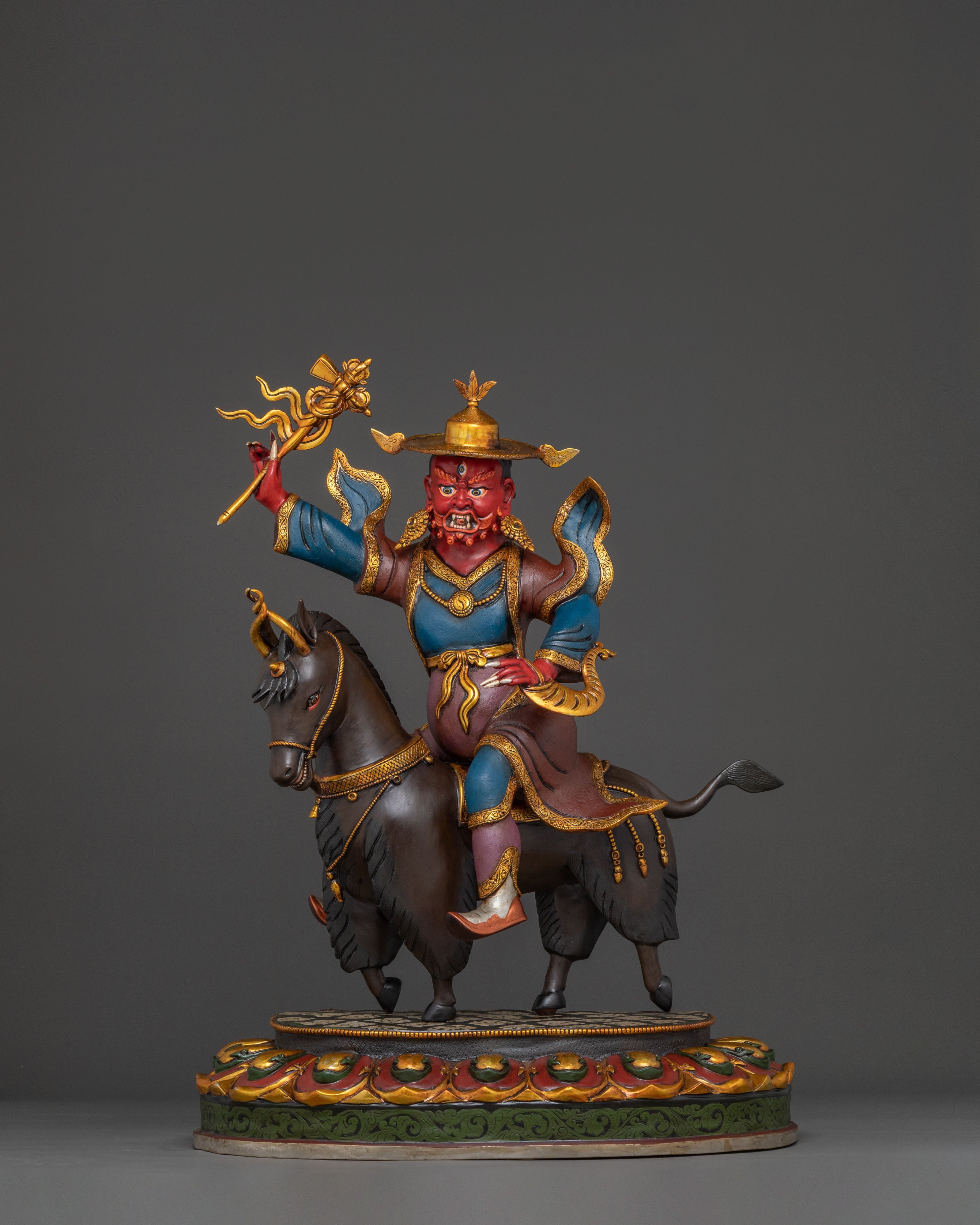 Damchen Garwai Nagpo: Tibetan Wrathful Protector Deity