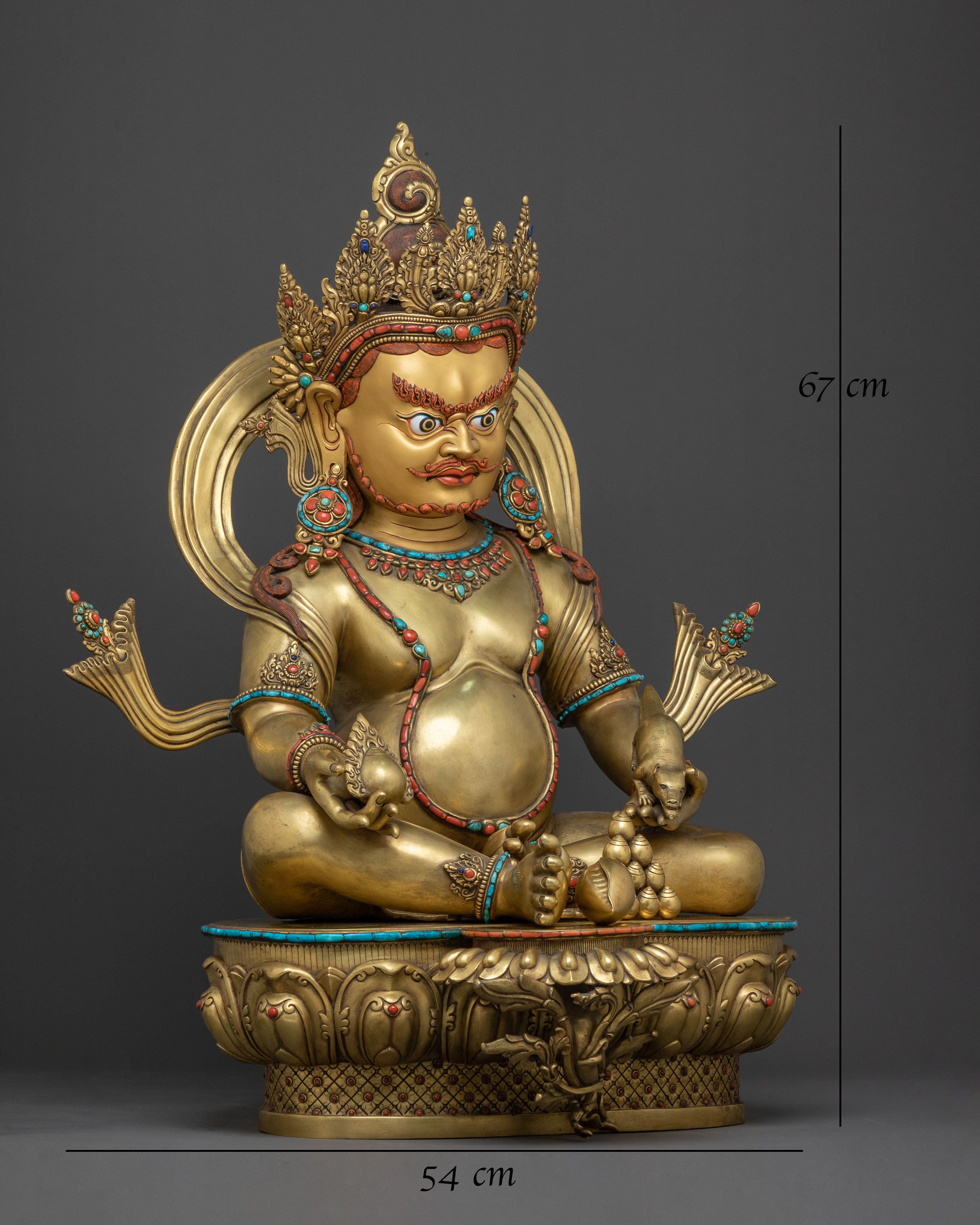 Handcrafted Dzambhala Statue | Wealth Guardian