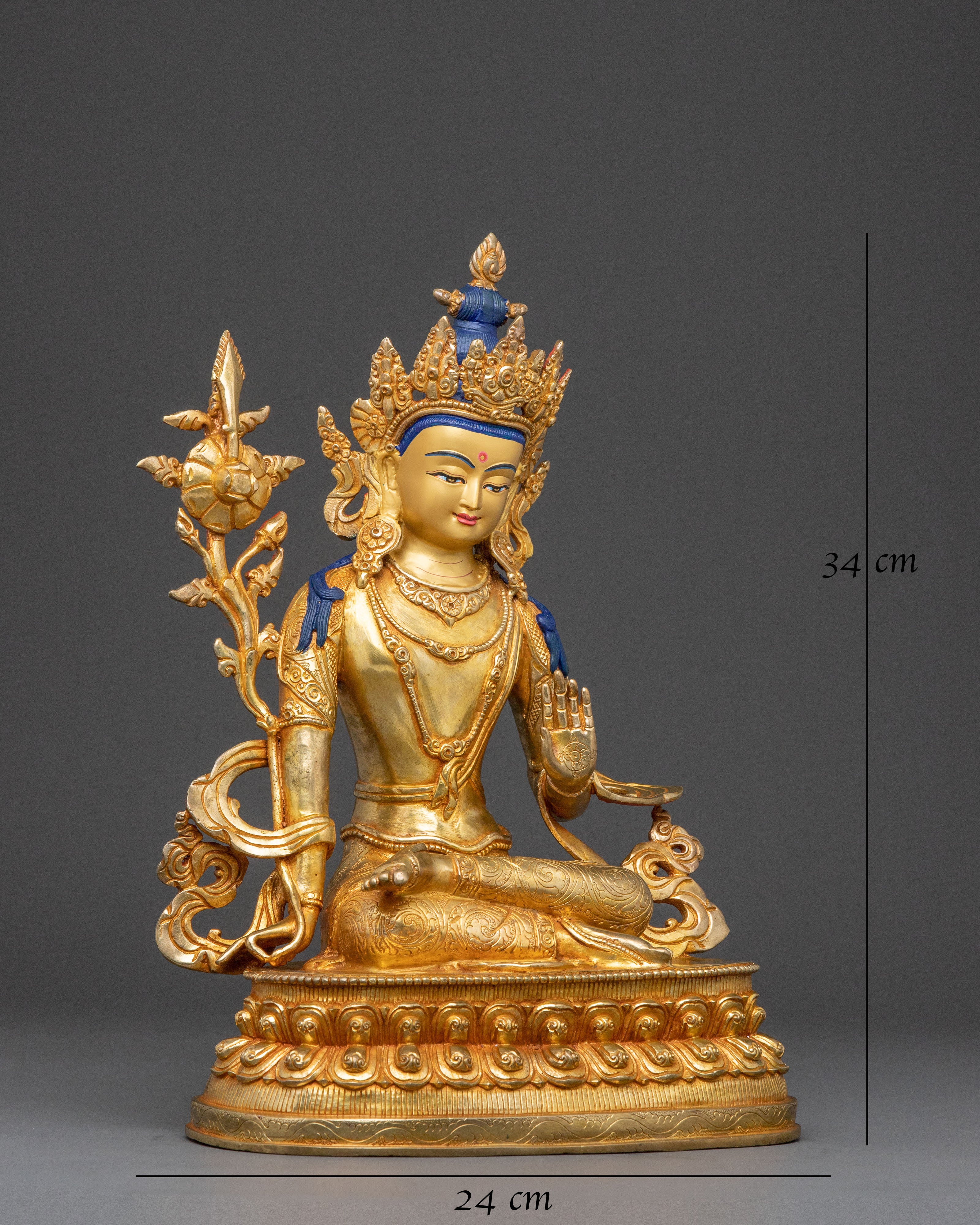 Golden Statue of Bodhisattva | The Compassionate One