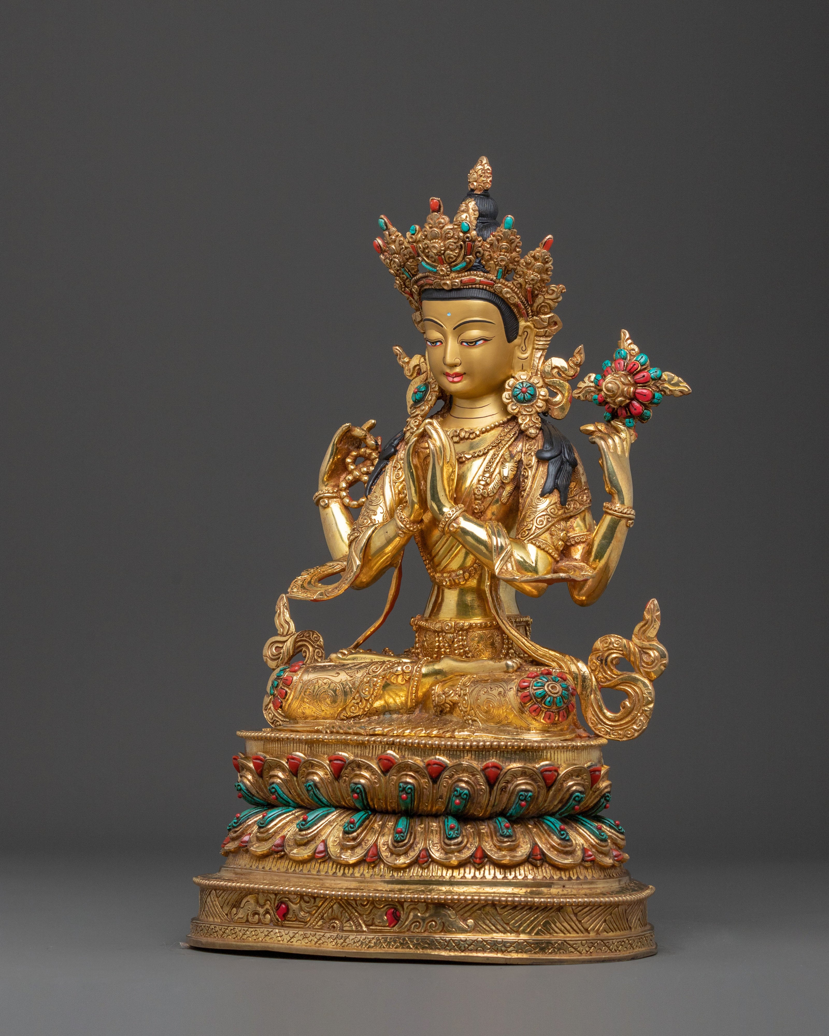 Chenrezig Spiritual Statue | Made In Nepal