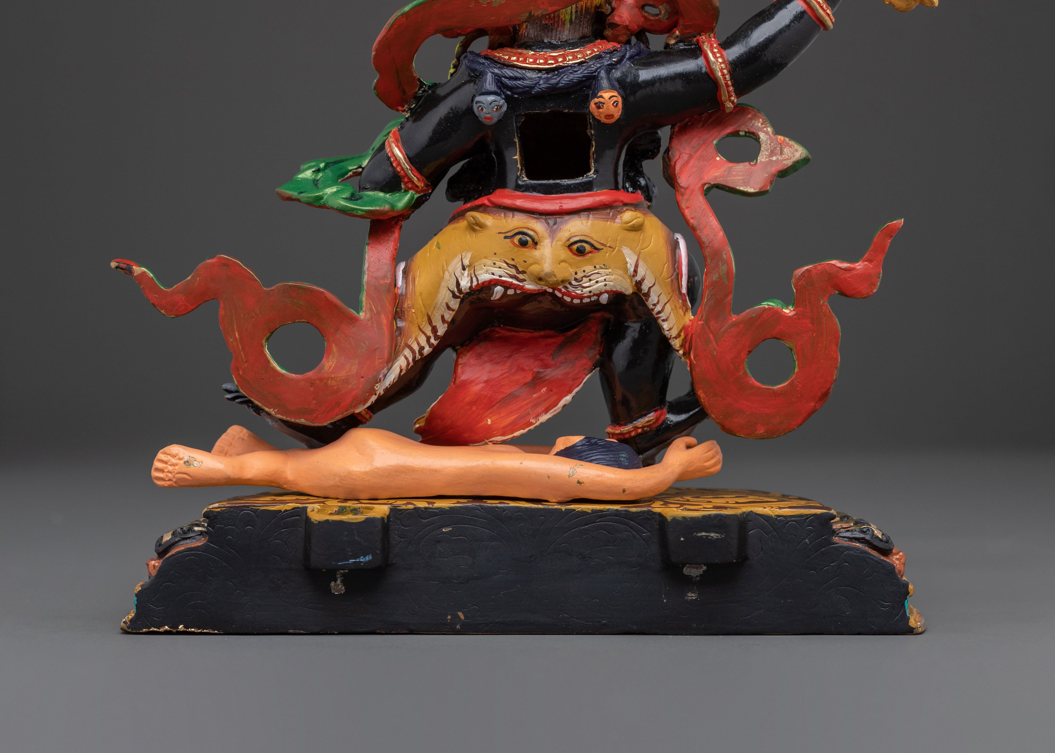 Black Manjushri Divine Figurine | Deity of Wisdom & Protection
