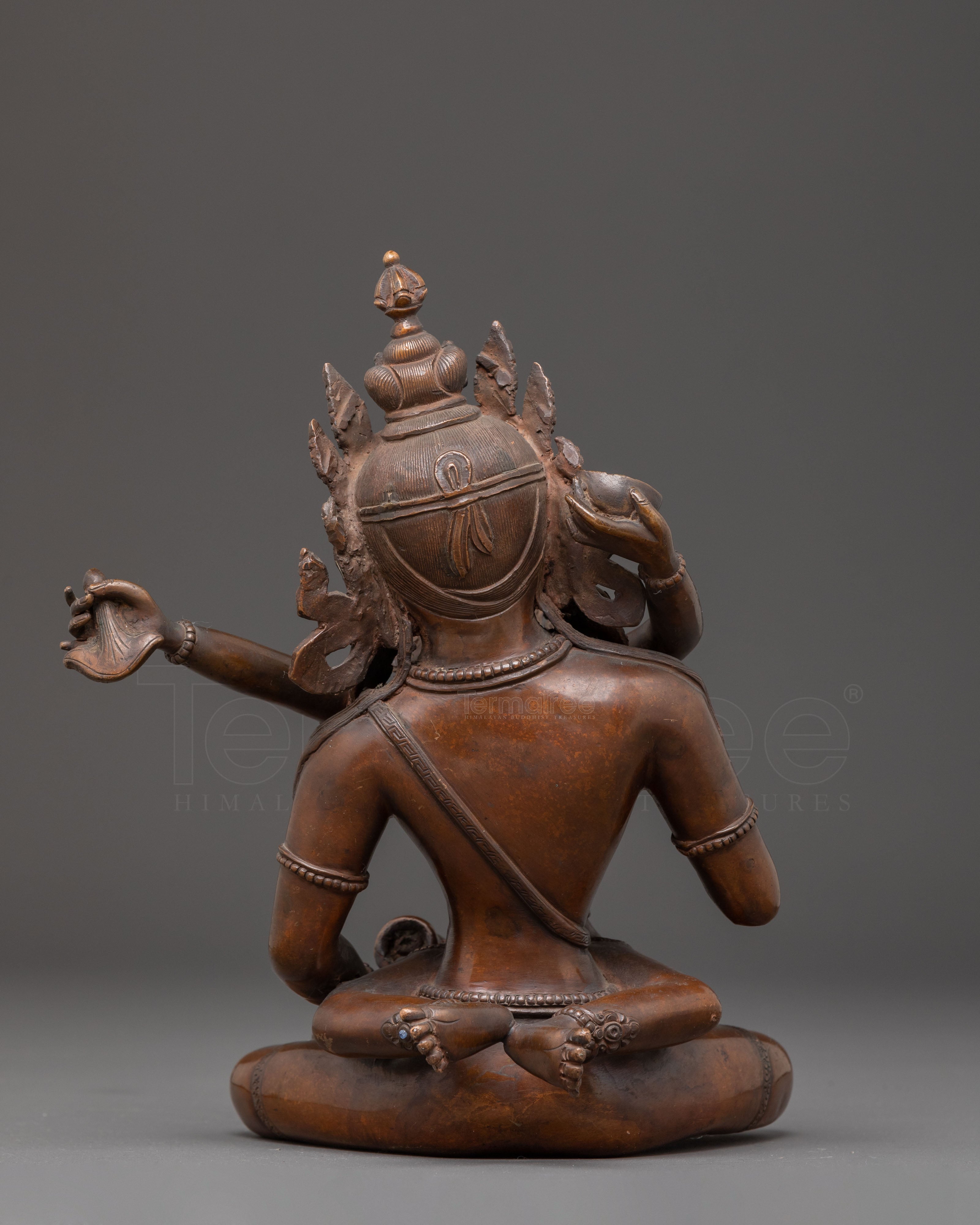 Handmade Sacred Vajrasattva with Consort Statue | Tantric Deity