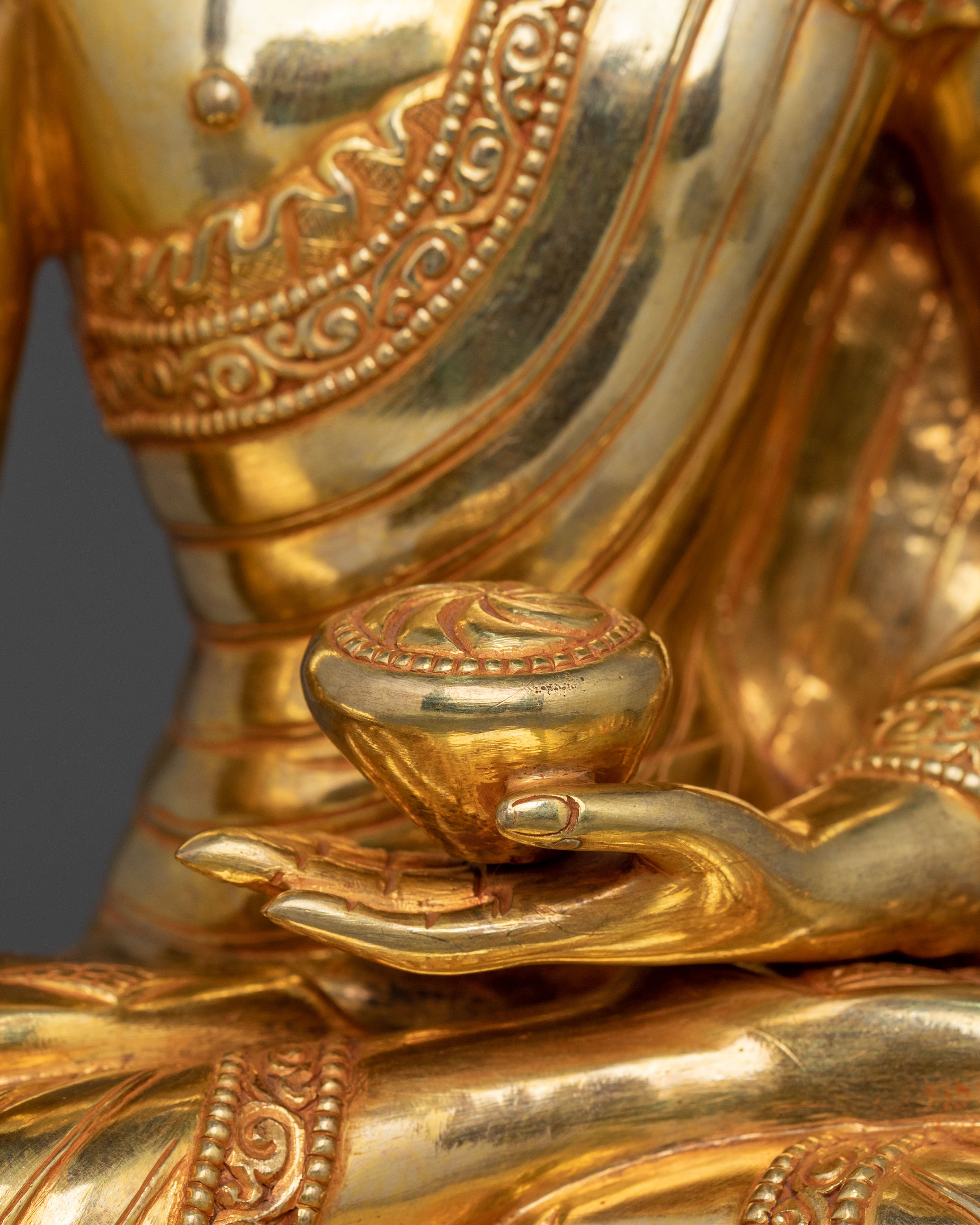 Handmade Shakyamuni Buddha Sculpture | Home Decor