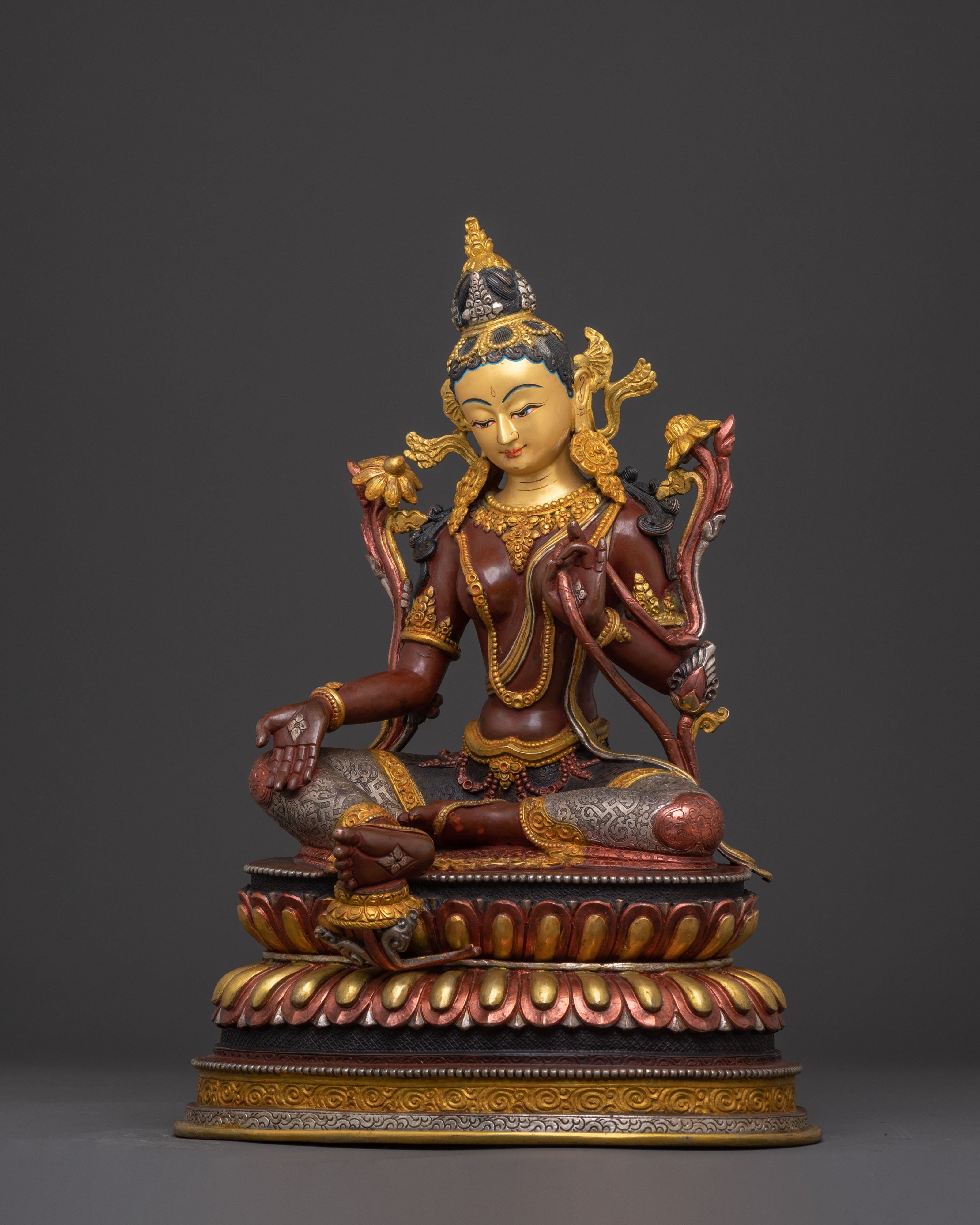 Green Tara Sacred Statue | Protector from Suffering