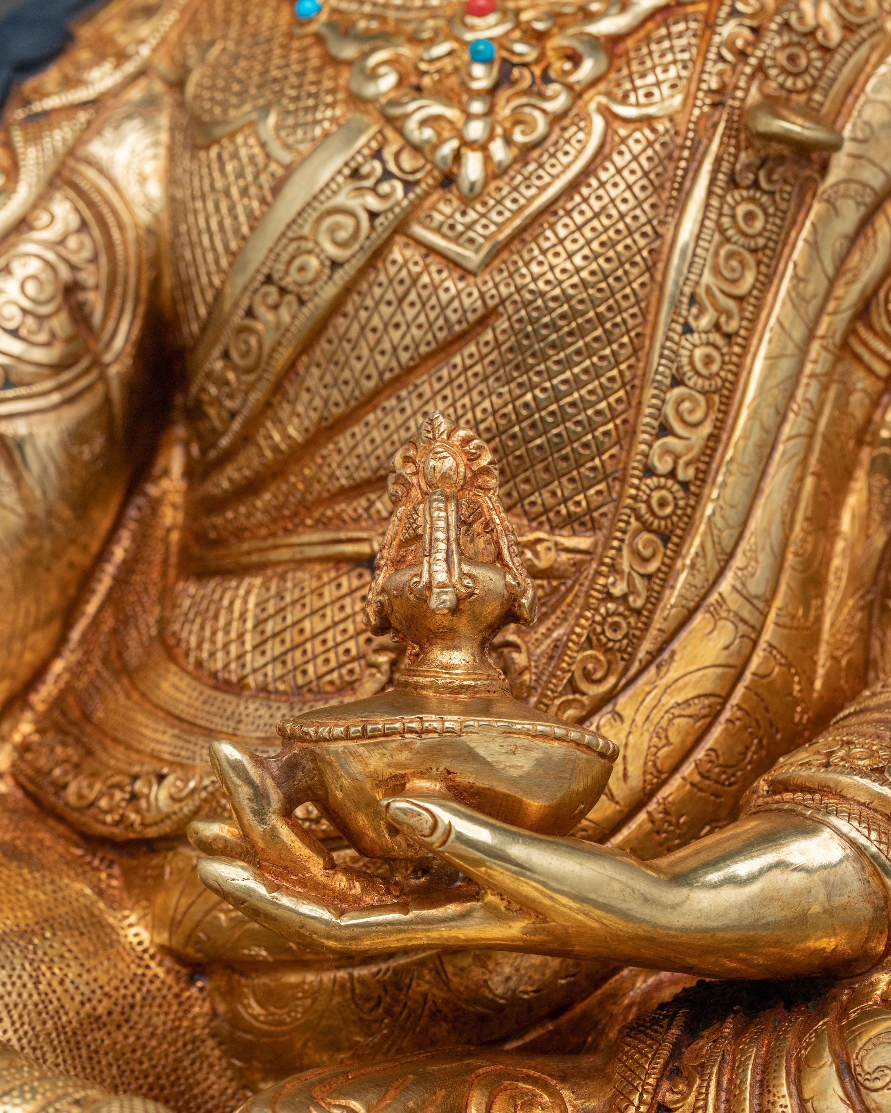 The Precious Master Guru Rinpoche Statue | Buddhist Sculpture for Blessings