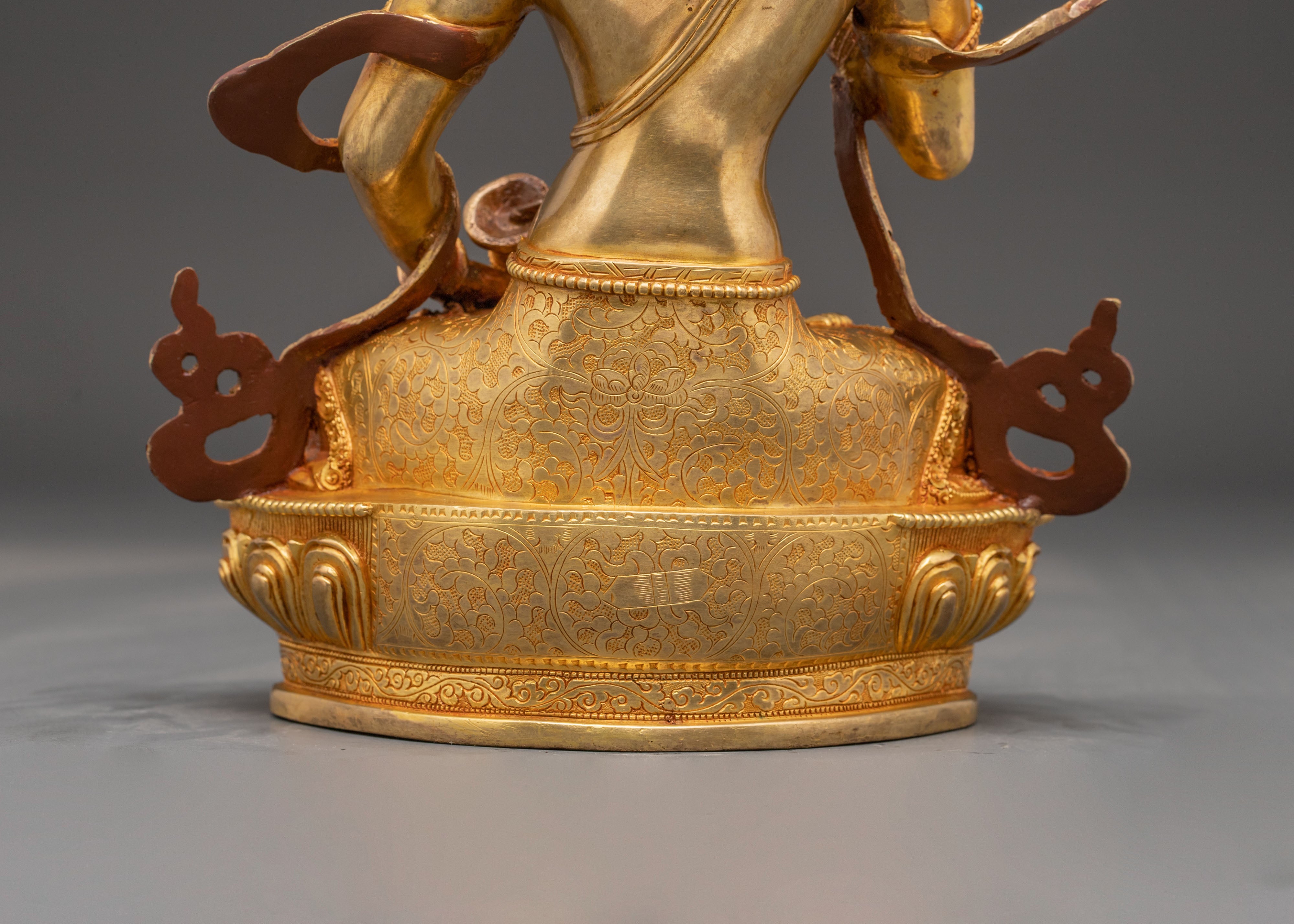 Handmade Vajrasattva Statue: Buddhist Symbol of Purification