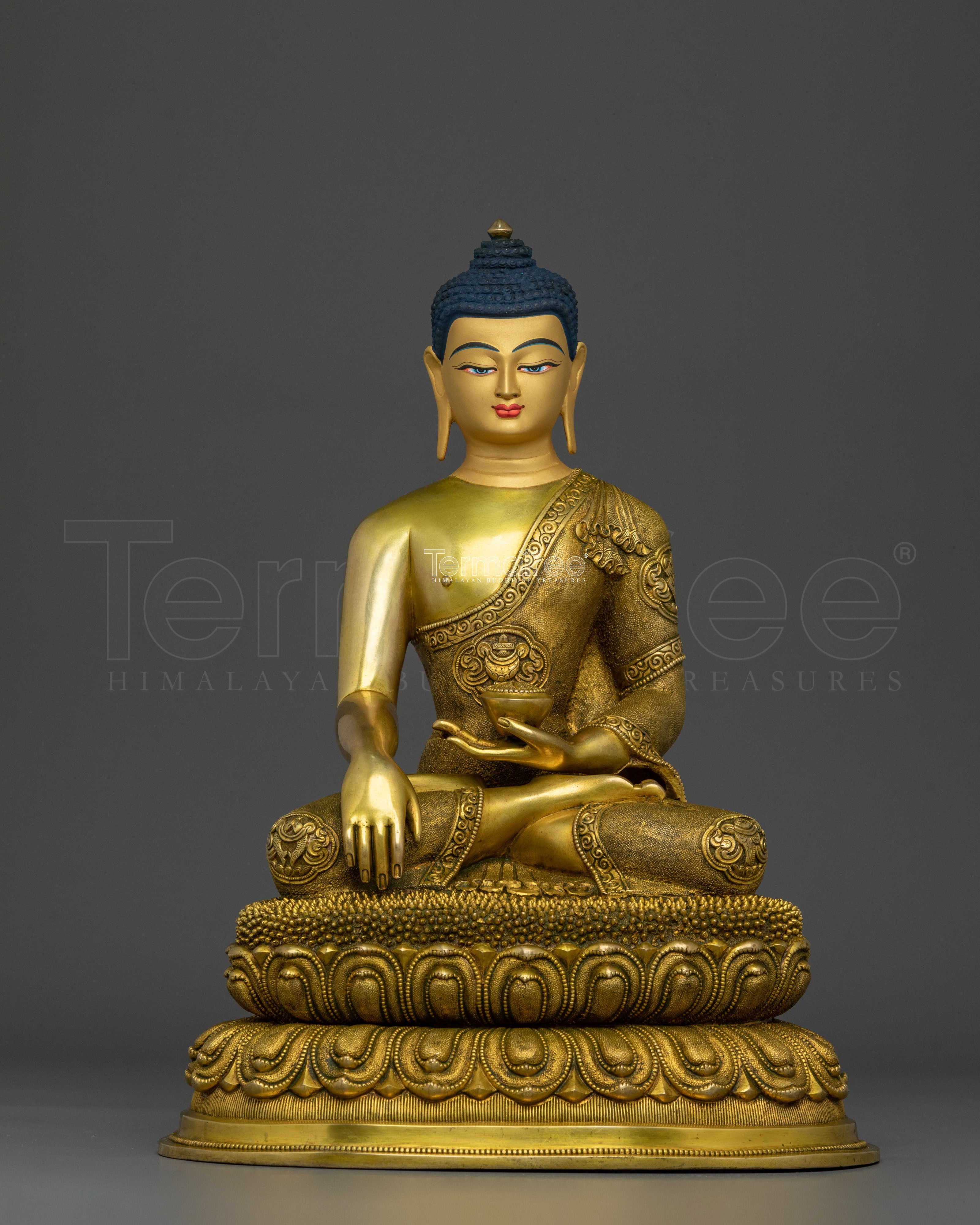 Founder of Buddhism Shakyamuni Buddha Golden Statue