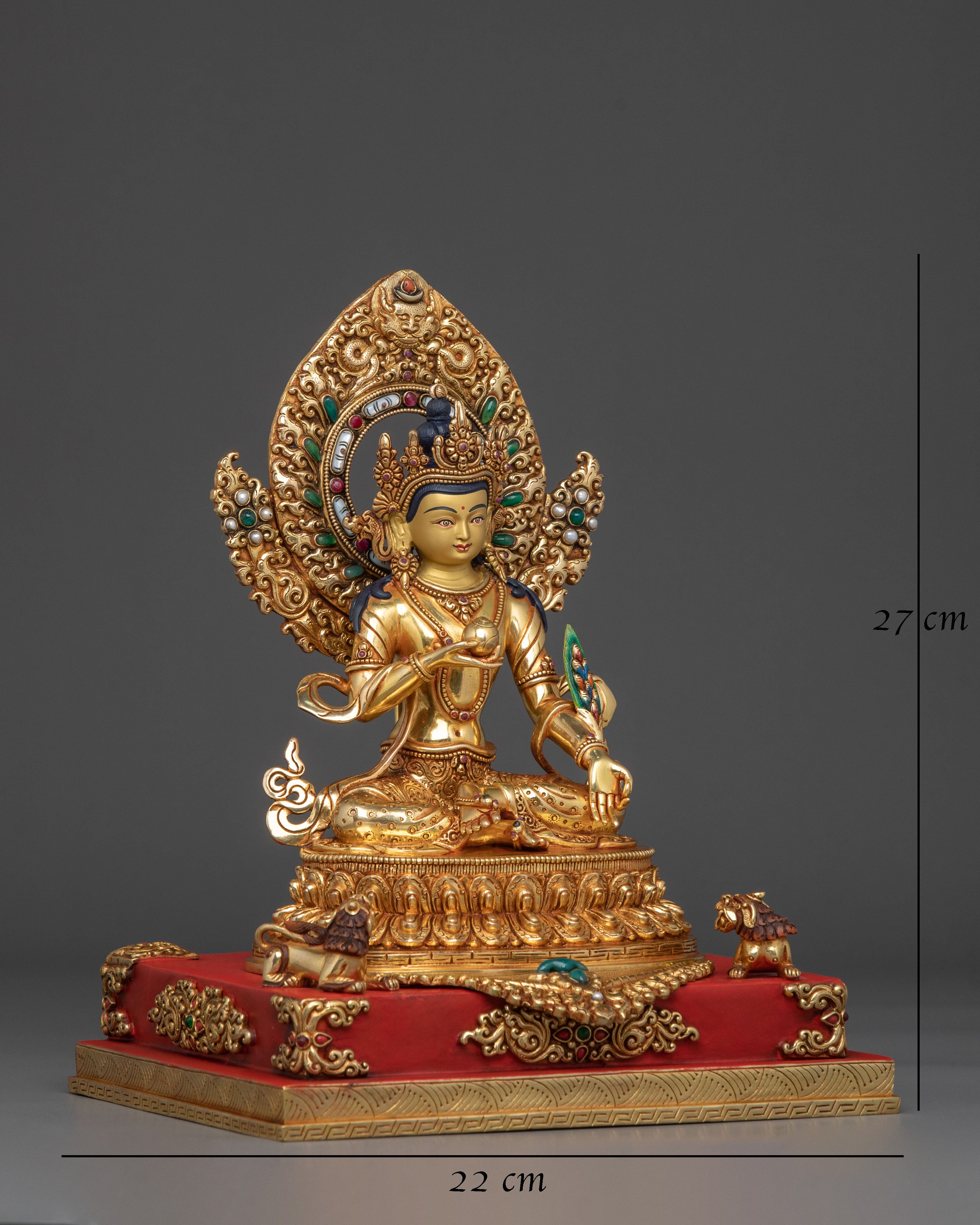 Handcrafted Kshitigarbha Buddhist Statue | Home Decor
