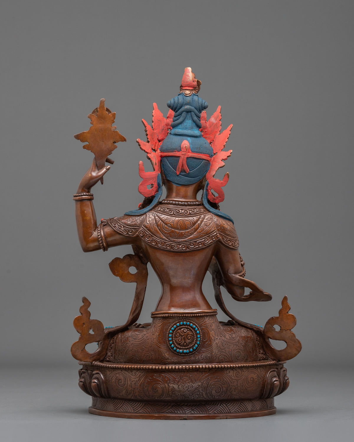 Sherab Chamma Figurine | Oxidized Copper Sculpture