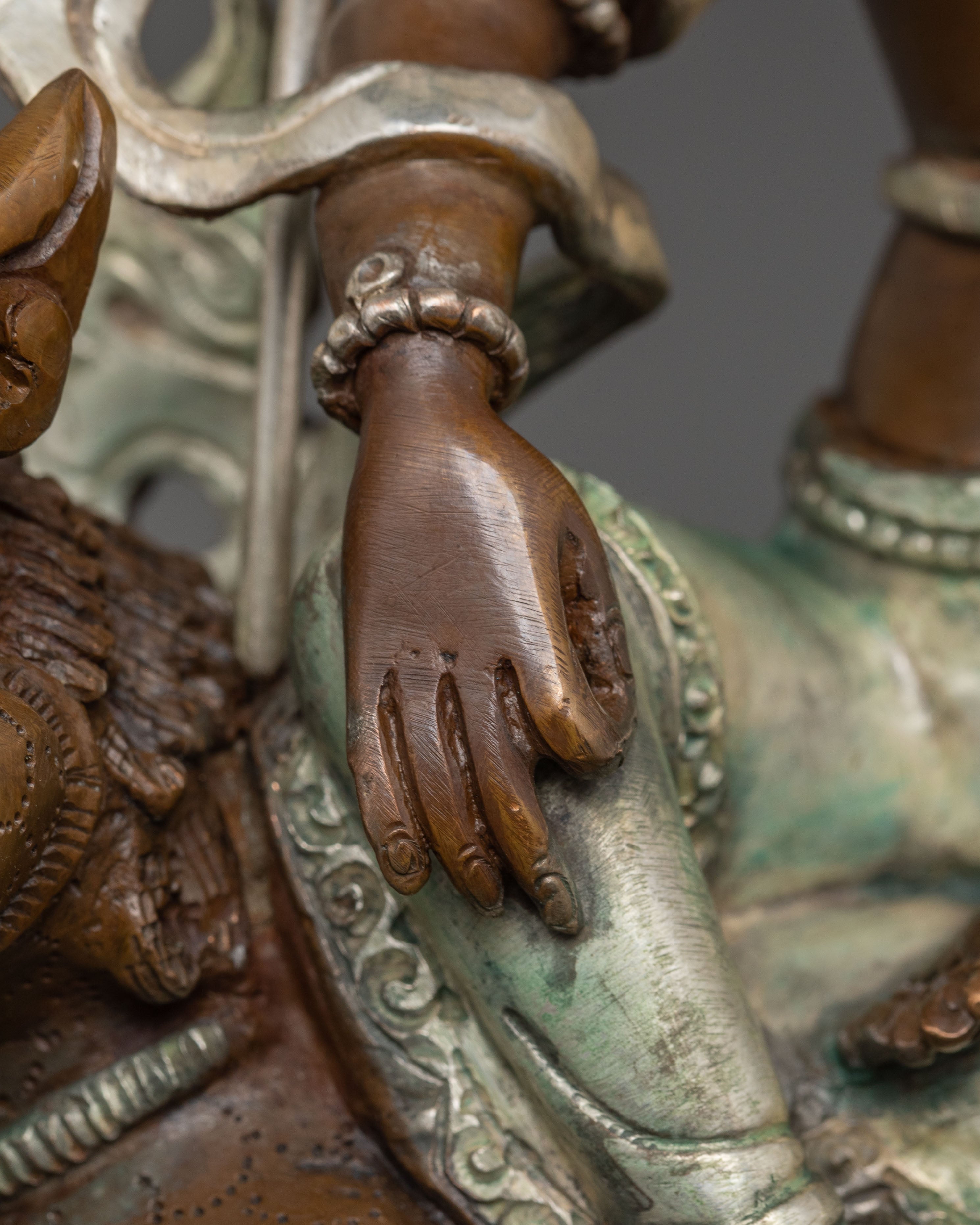 Handcrafted Statue of Simhanada Avalokiteshvara | The Lion's Roar of Compassion