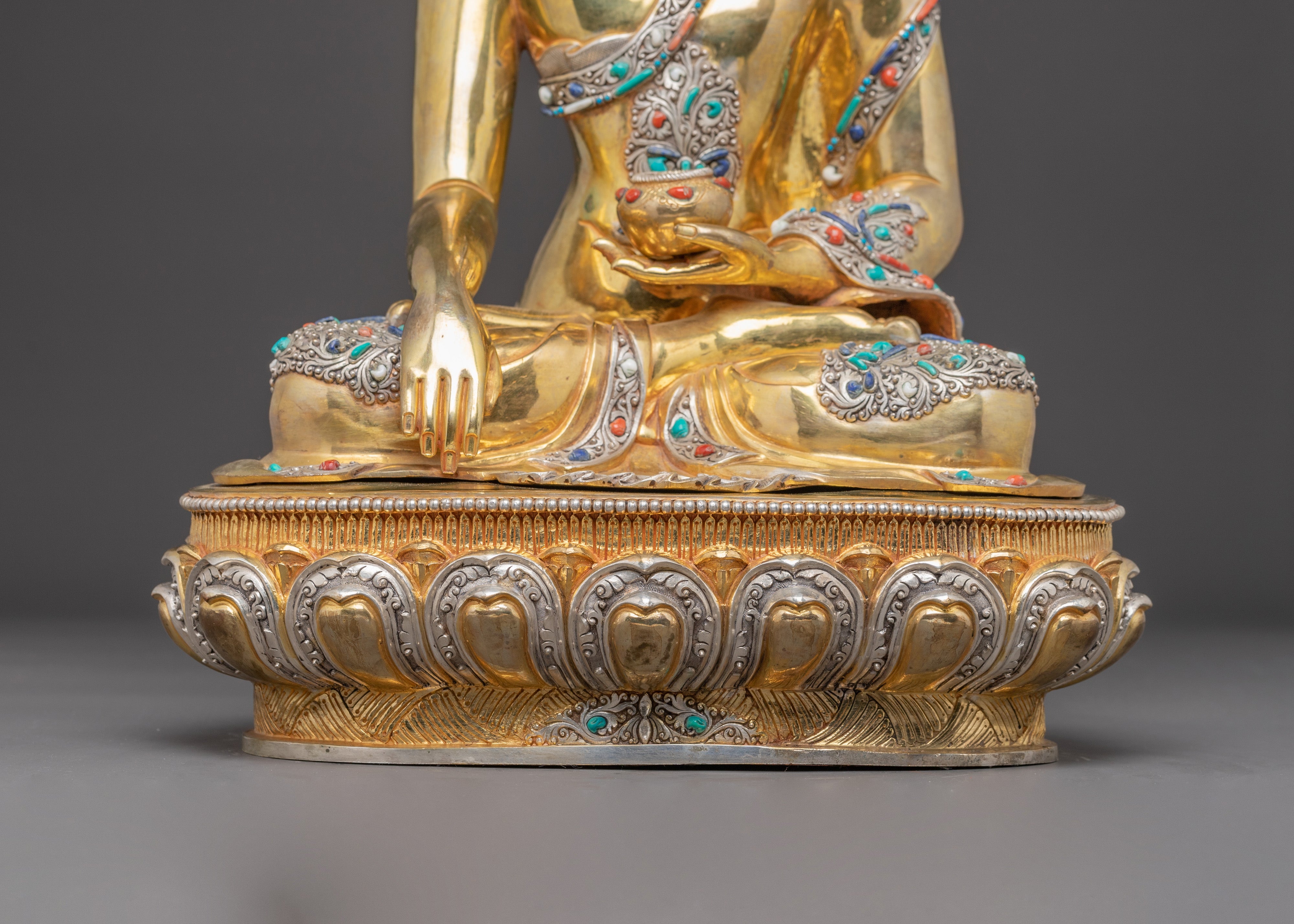 Handmade Dharma Guru Shakyamuni Buddha Sculpture | Enlightened Sage