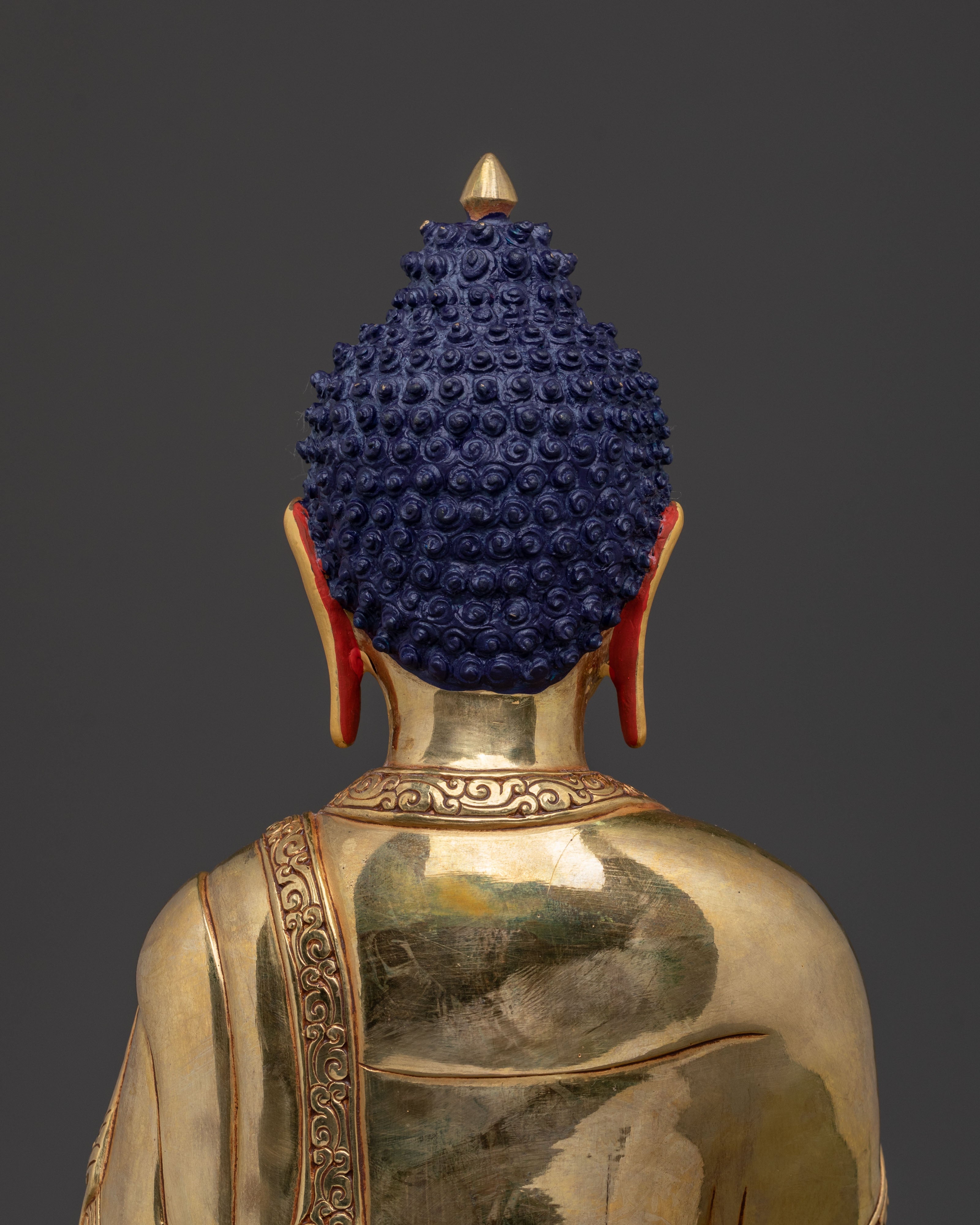 Shakyamuni Buddha Spiritual Teaching Statue | Handcrafted Nepalese Sacred Figure