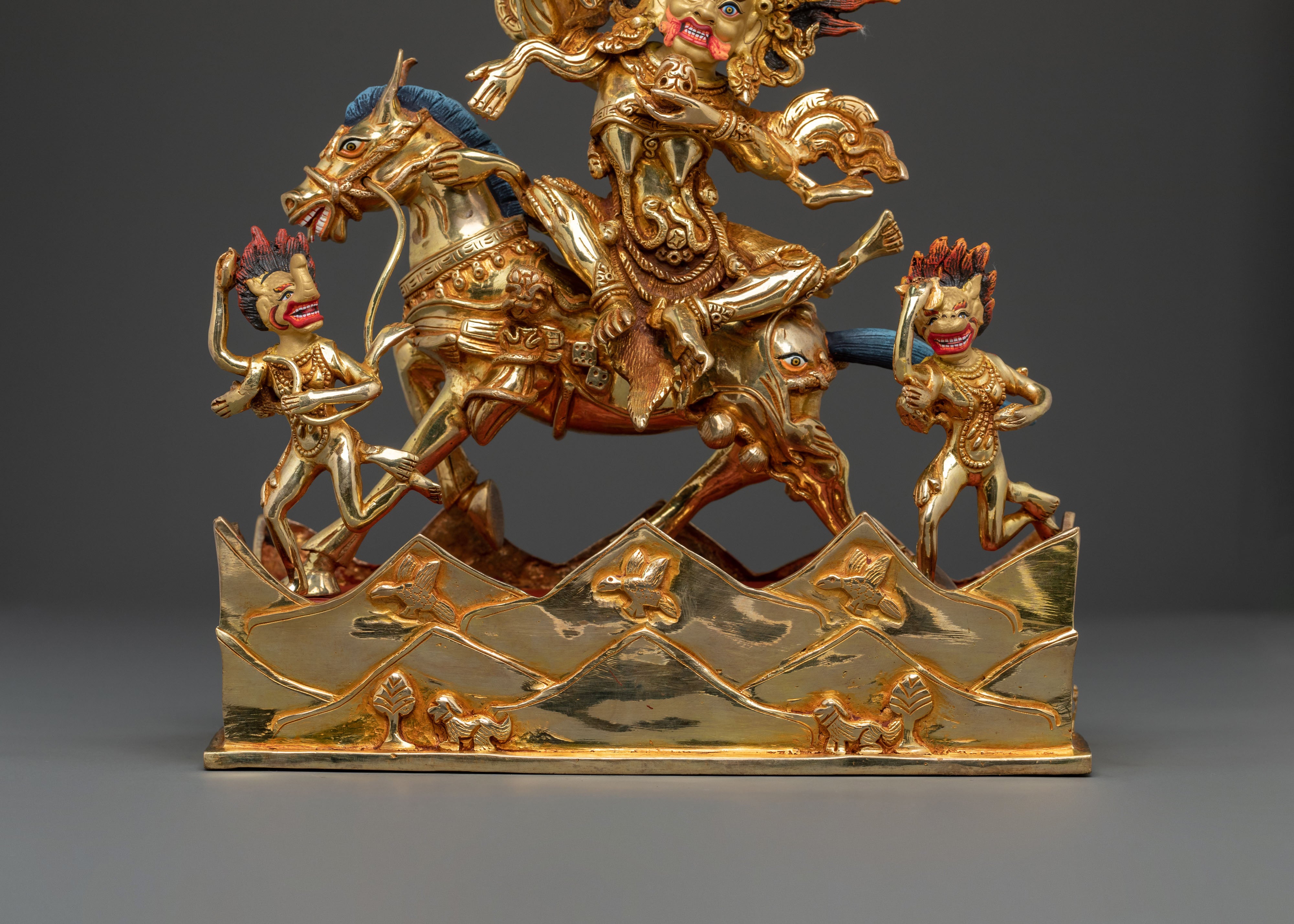Palden Lhamo Sacred Sculpture | | Fierce Protector Goddess of Tibetan Buddhism