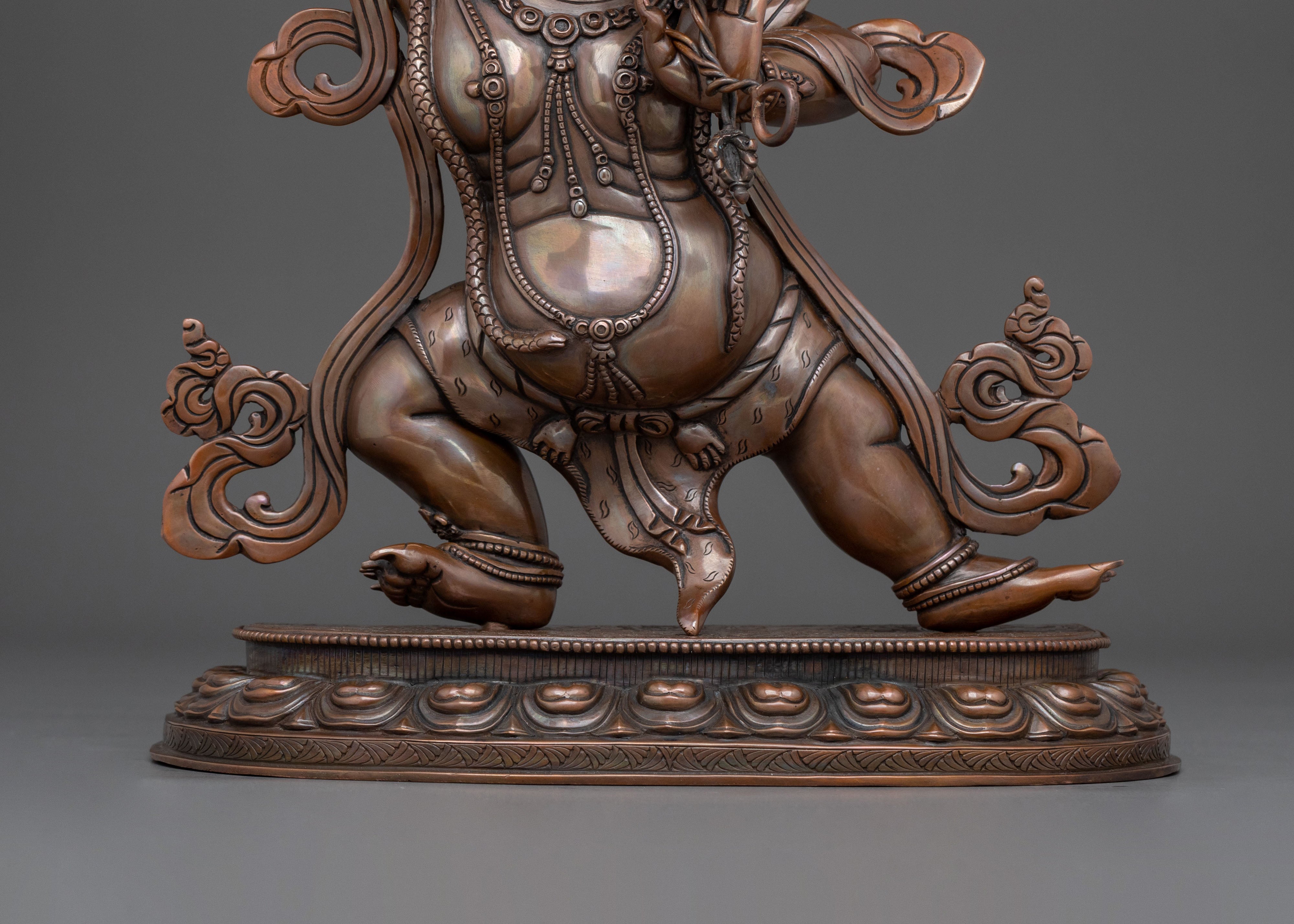 Vajrapani Statue | Oxidized Copper Body