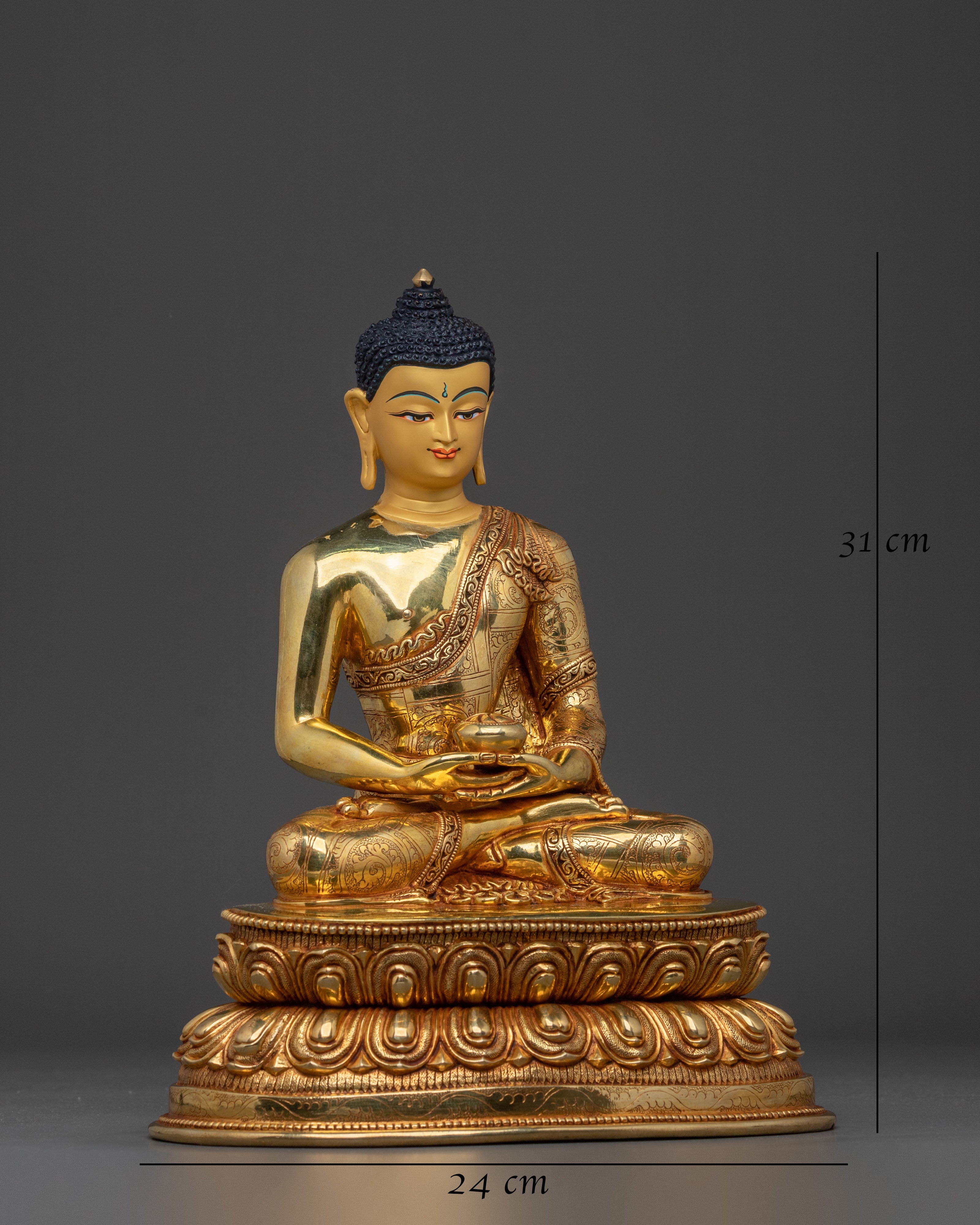 Decorative Amitabha Buddha Statue: Buddha of Infinite Light & Compassion