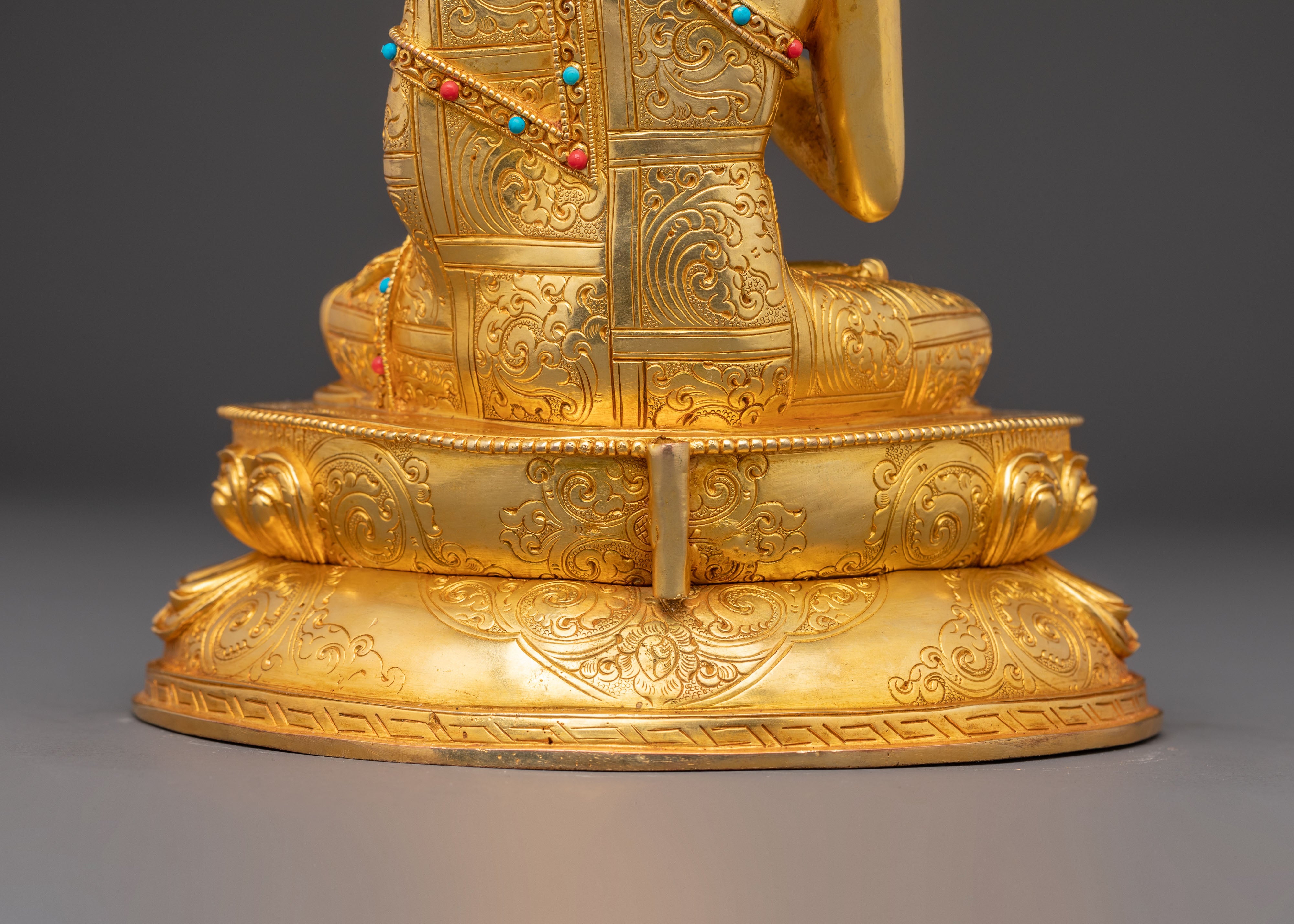 Handcrafted Golden Statue Set of Five Dhyani Buddhas