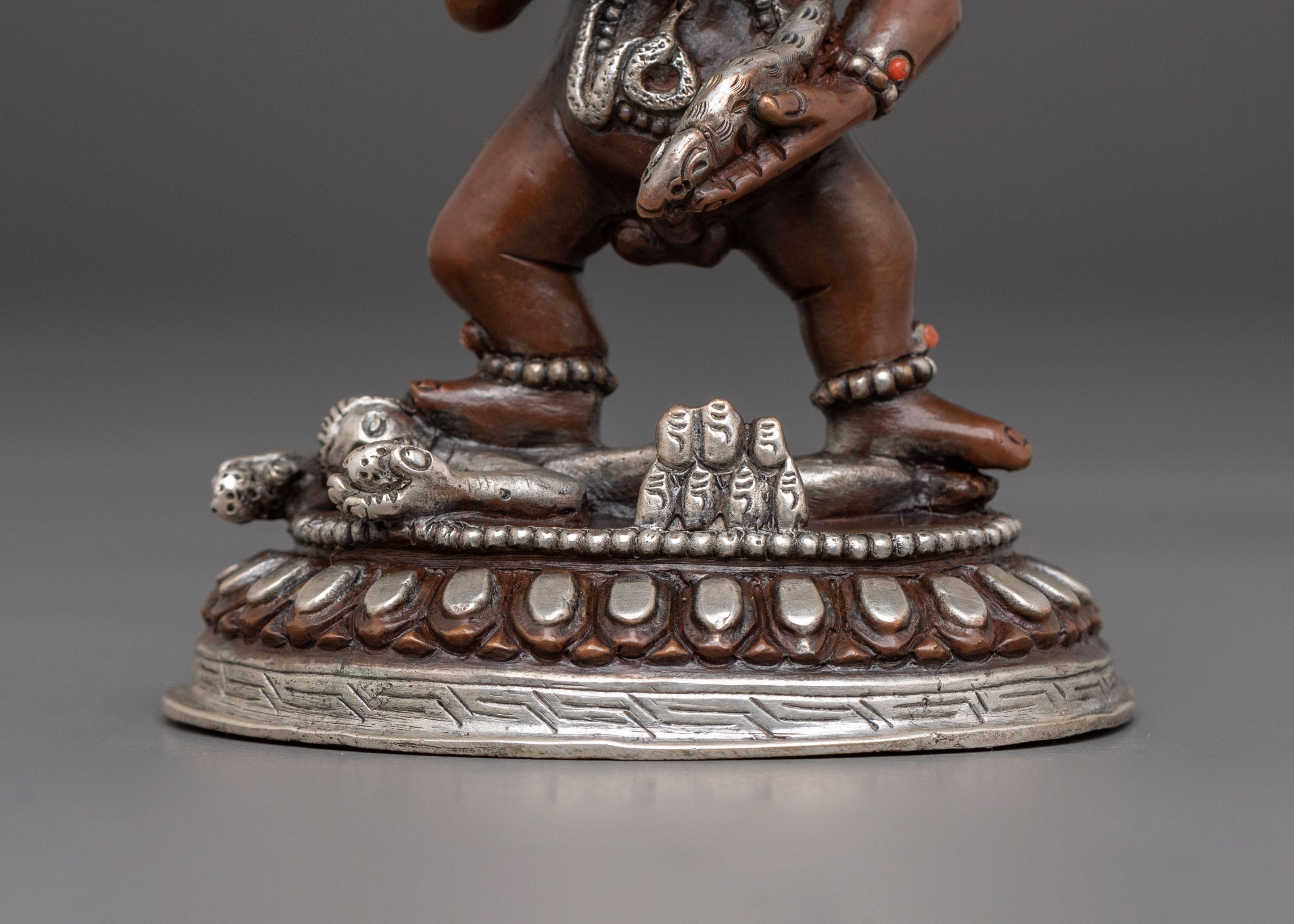 Black Dzambhala Sculpture | Wealth Deity