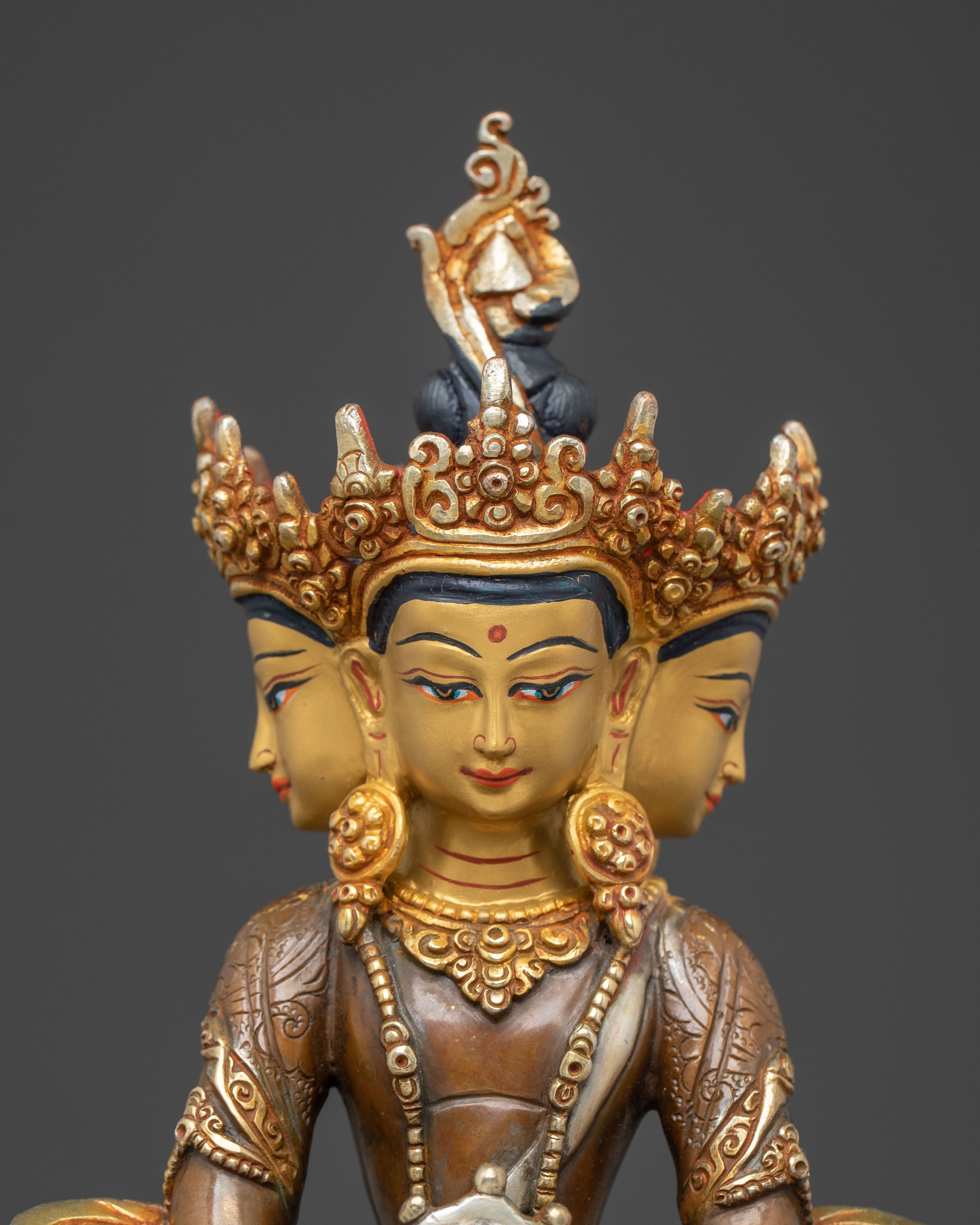 Golden Statue of Vairocana | The Cosmic Buddha