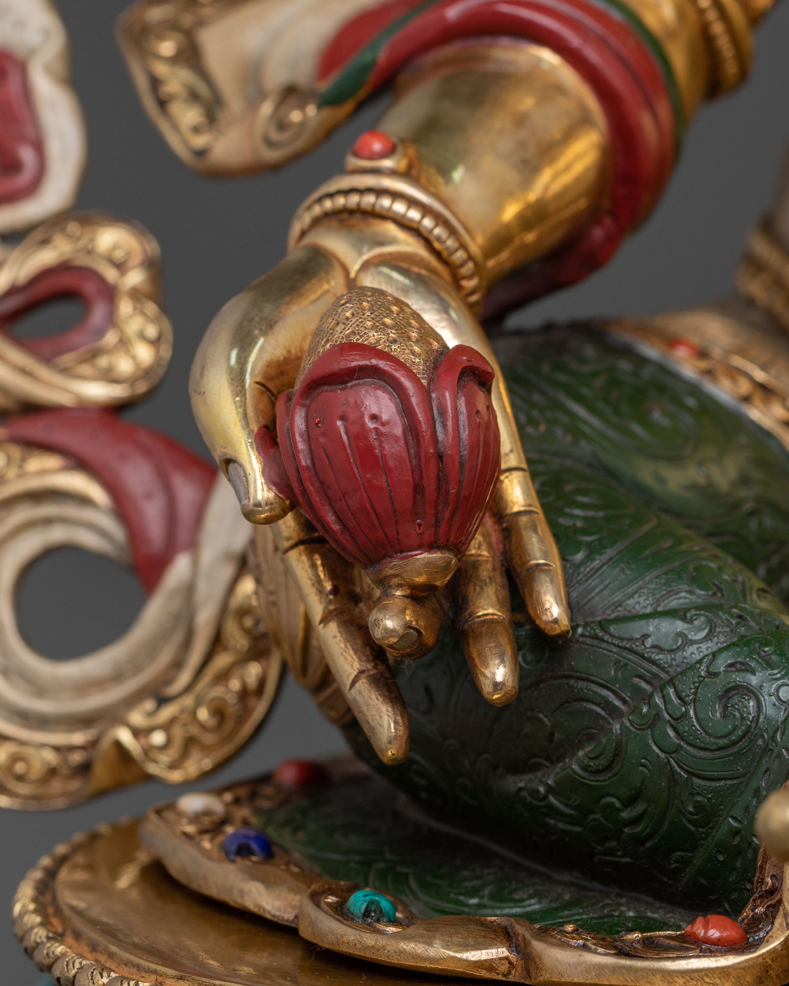 Dzambhala Statue: Buddhist Deity of Prosperity